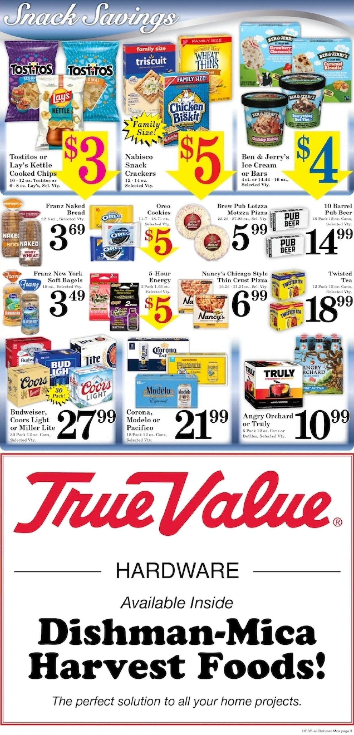 Harvest Foods flyer page 3