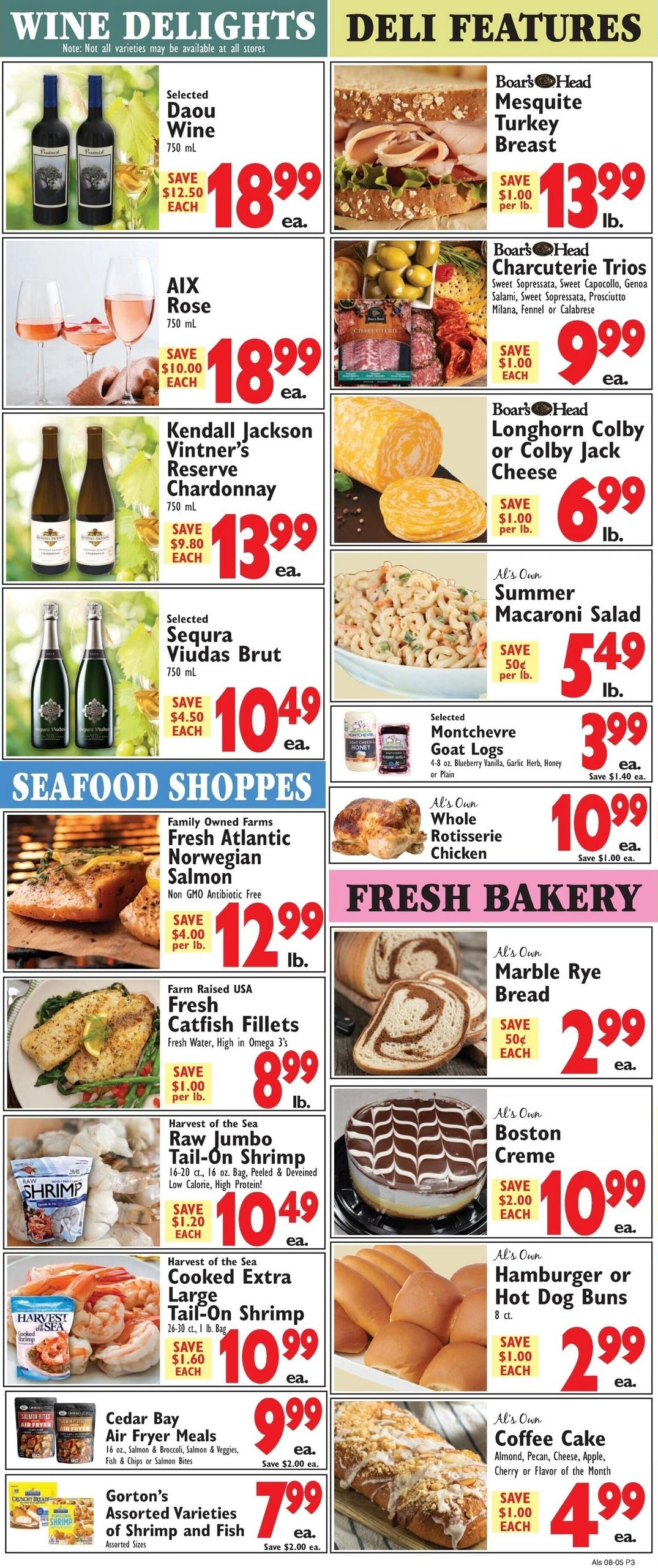 Al's Supermarket flyer page 3