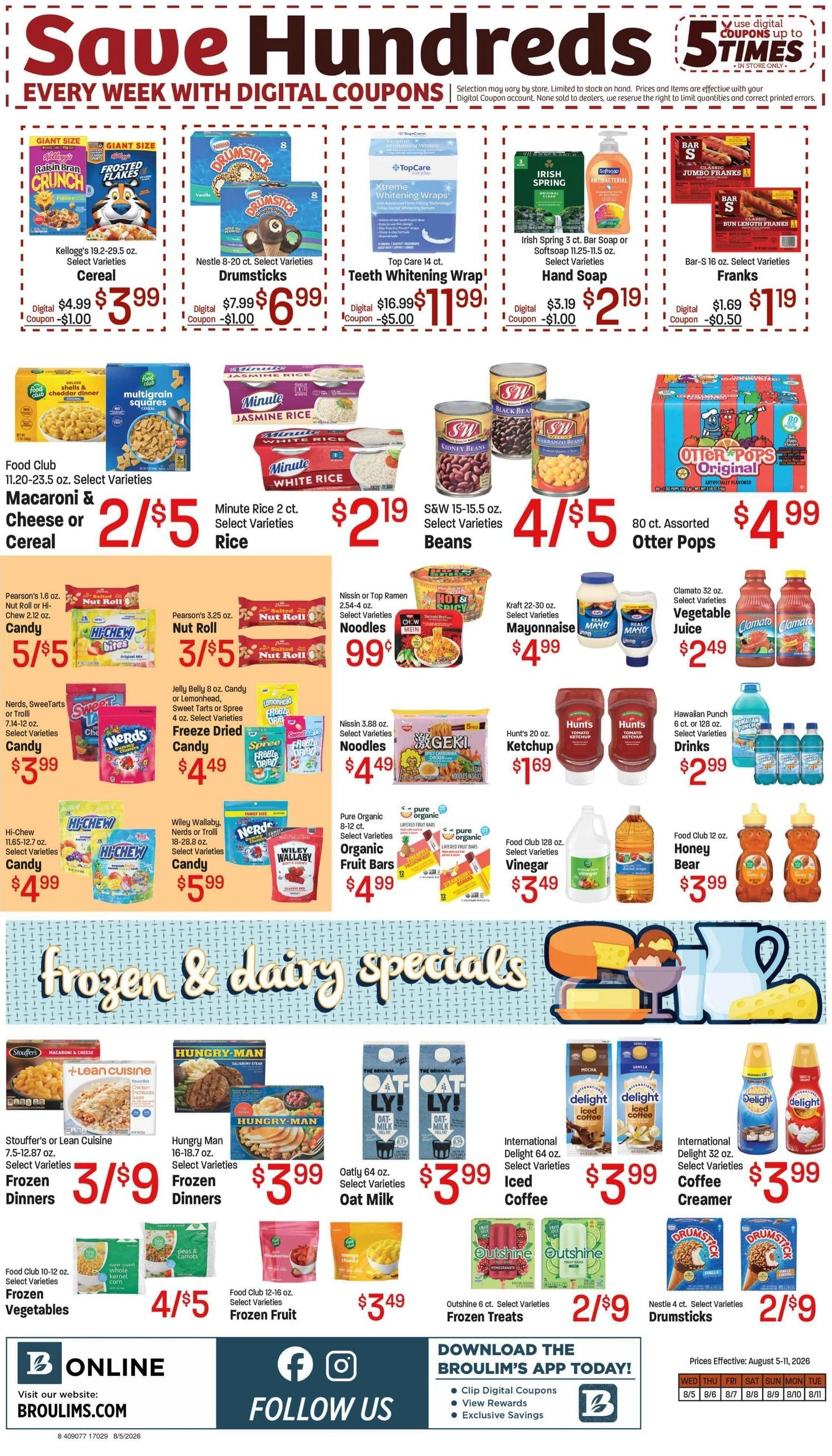 Broulim's flyer page 8