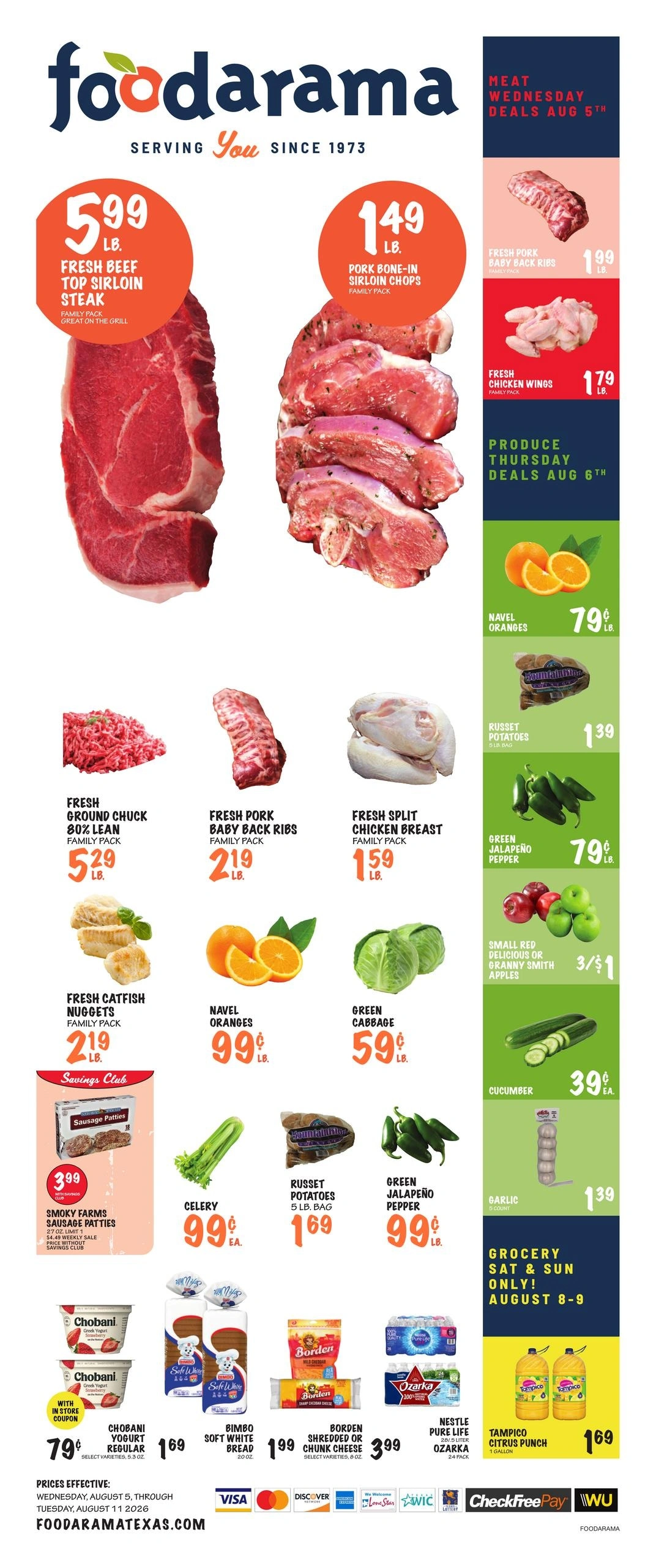 Foodarama flyer page 1