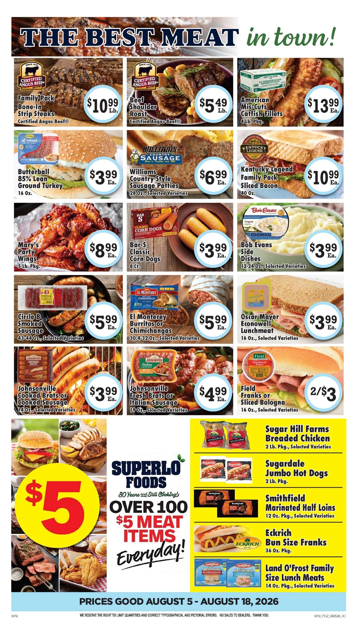 Superlo Foods flyer page 2