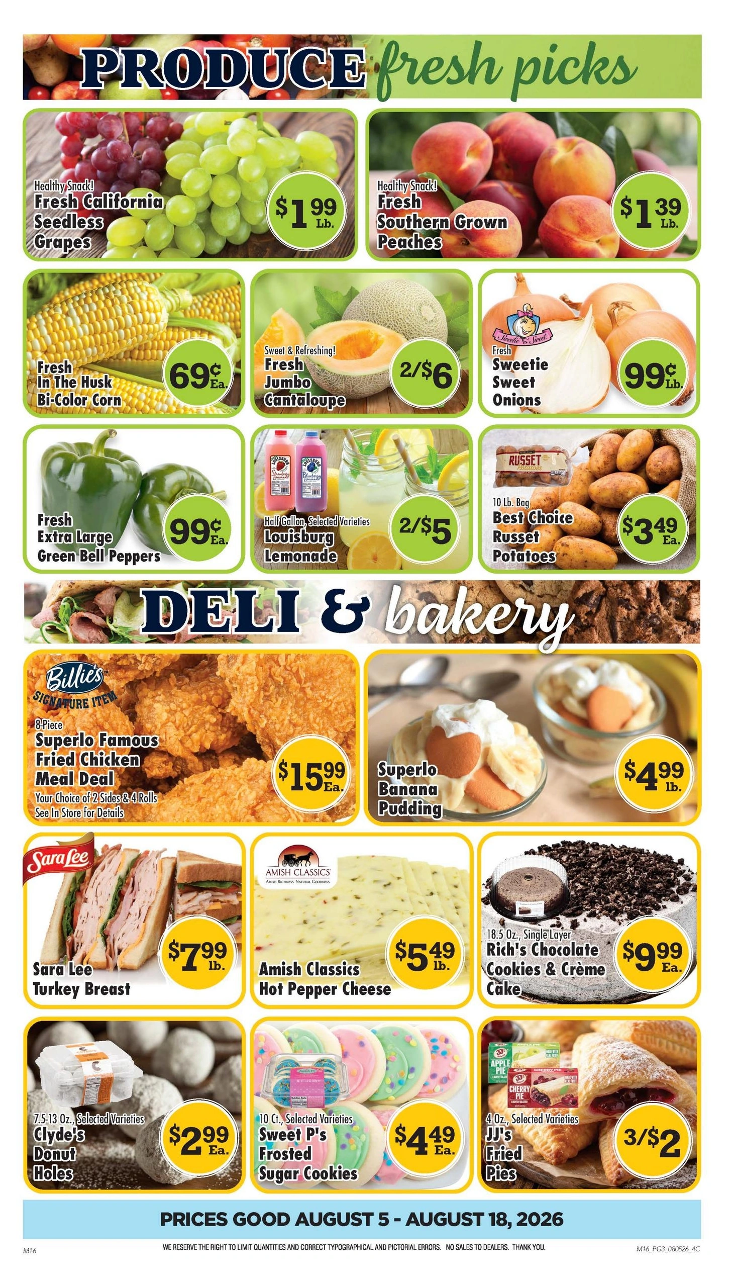 Superlo Foods flyer page 3
