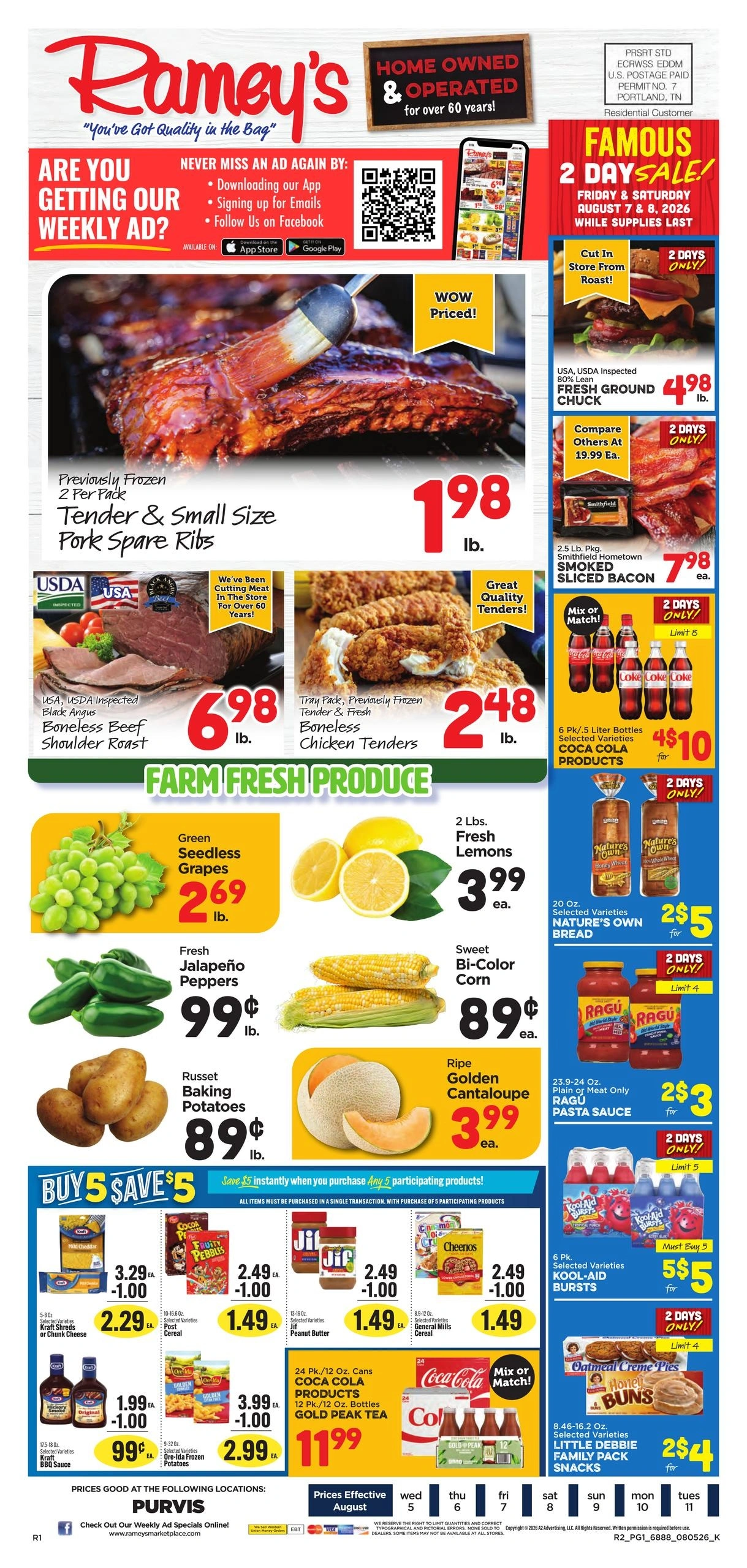 Ramey's flyer page 1