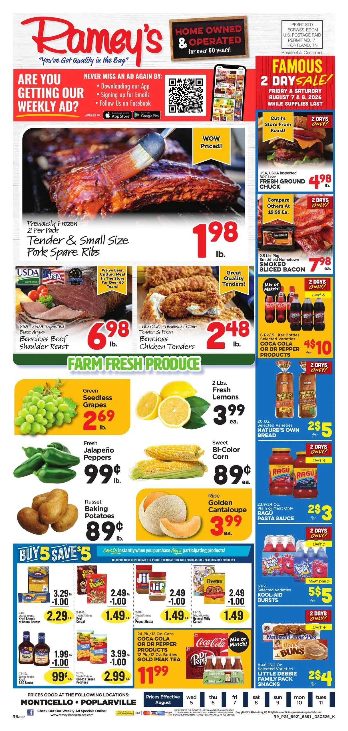 Ramey's flyer page 1