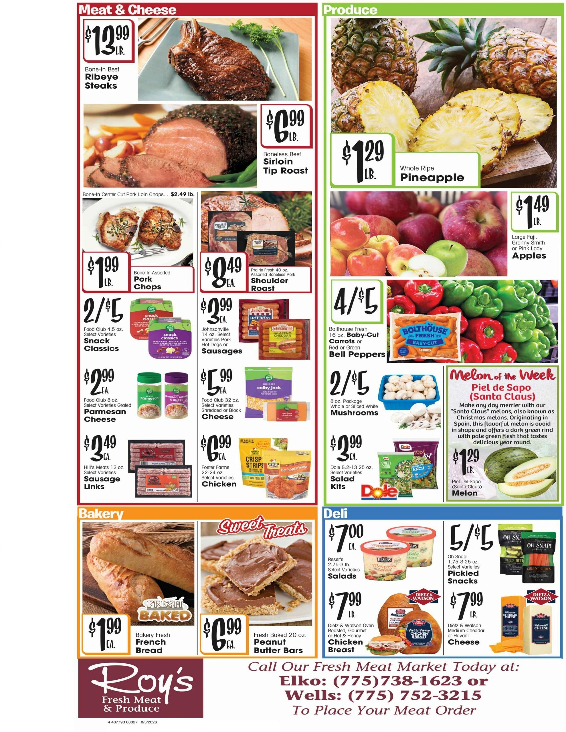 Roy's Fresh Meat and Produce flyer page 4