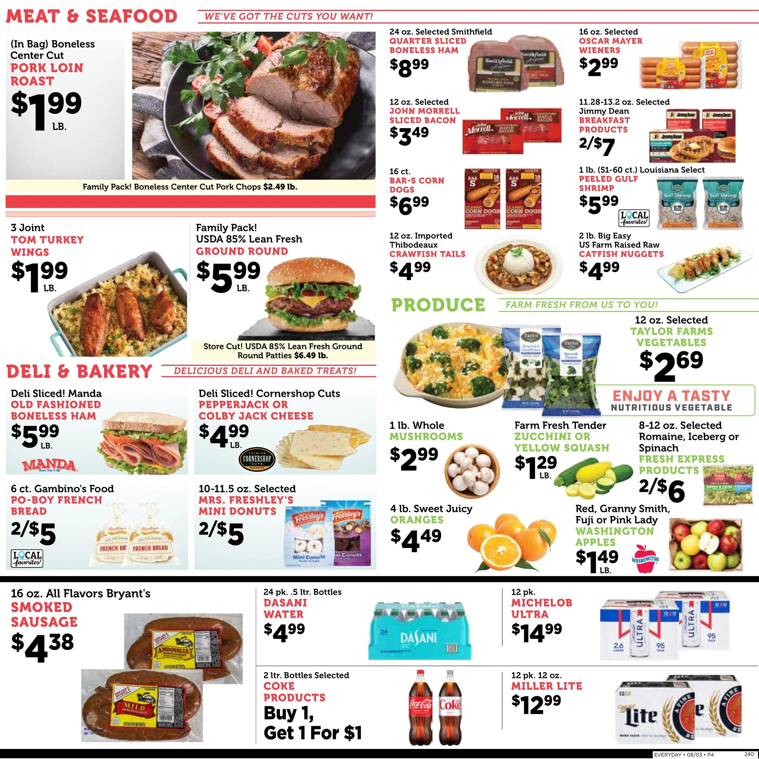 Wayne Lees Grocery flyer page 4