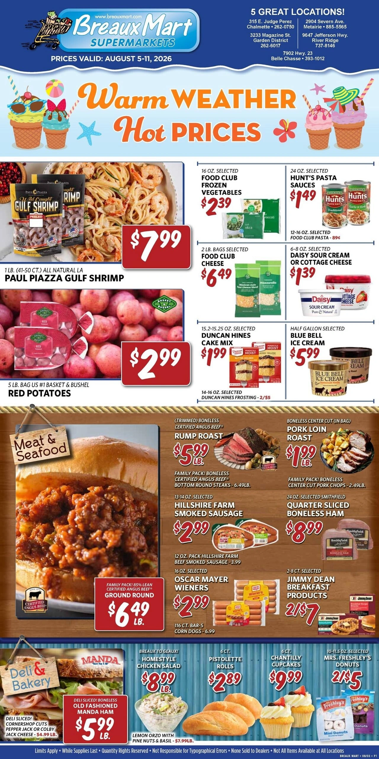 Breaux Mart flyer page 1