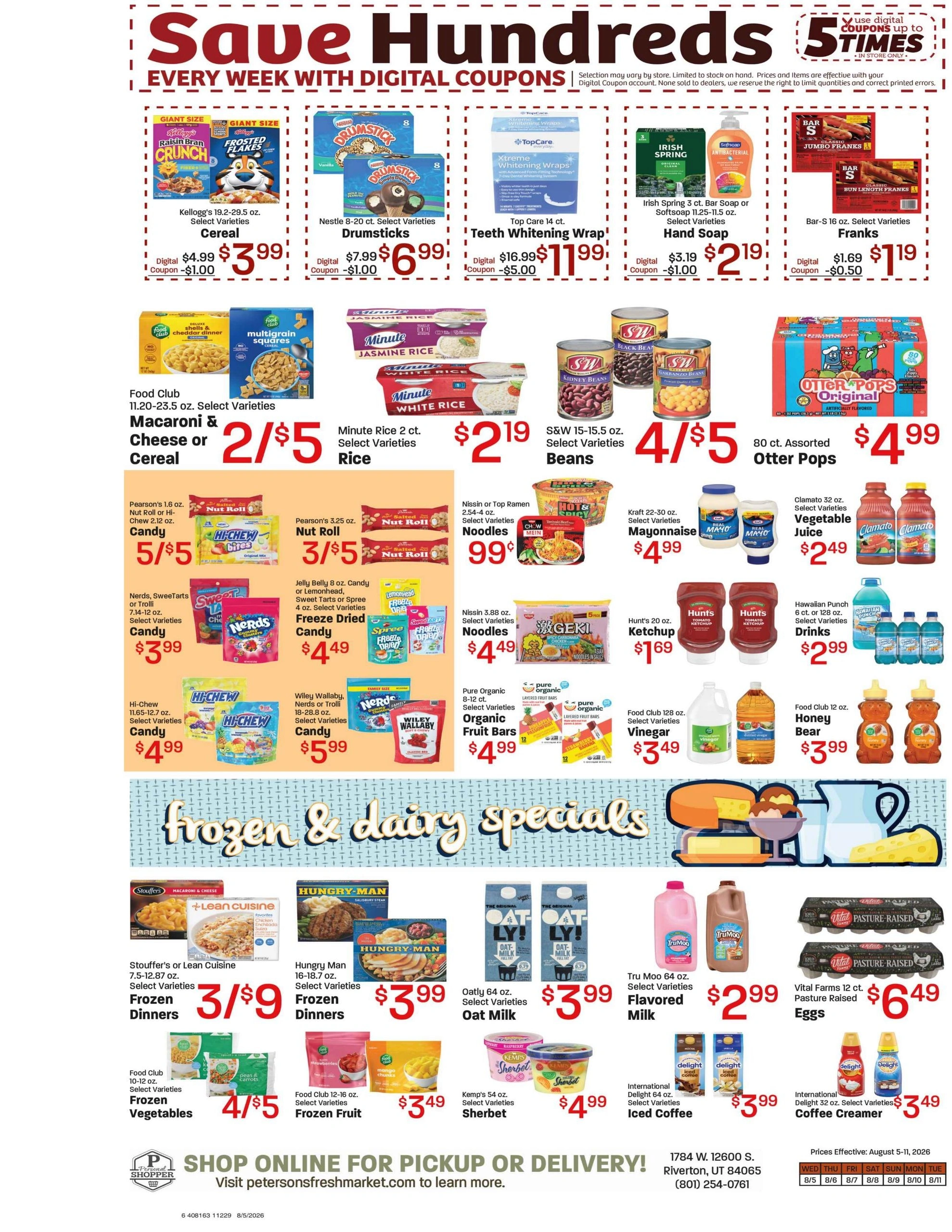 Peterson's Fresh Market flyer page 6