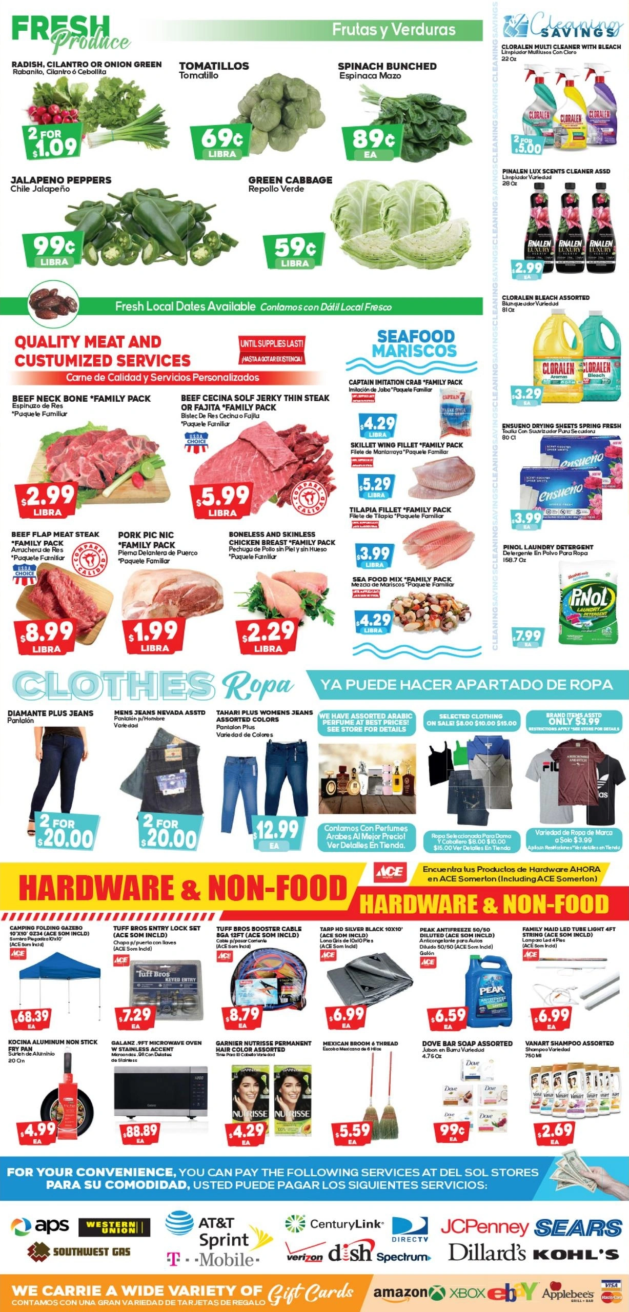 Del Sol IGA flyer page 3