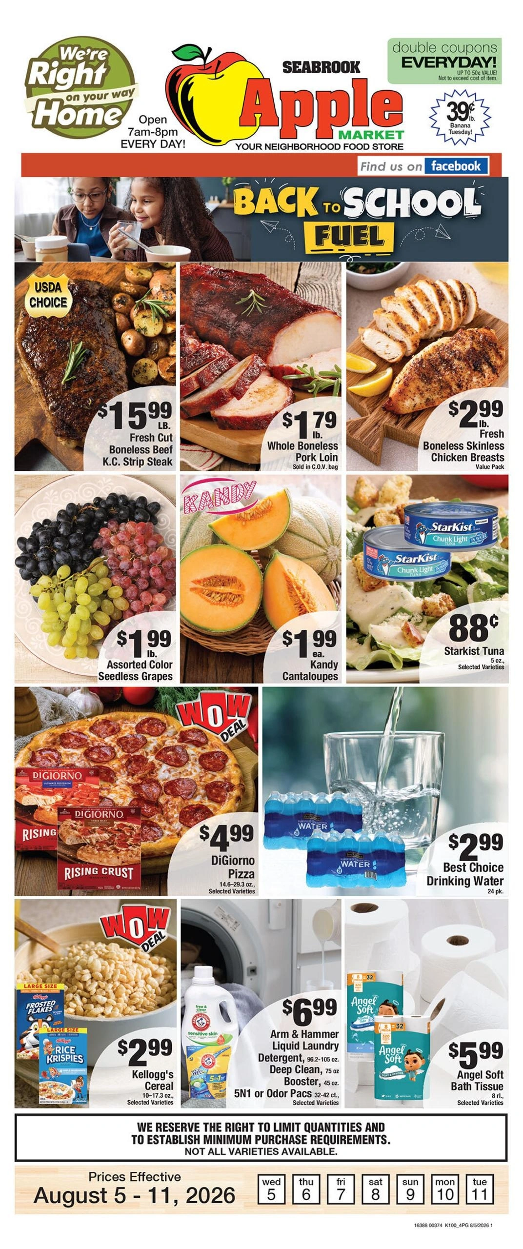 Seabrook Apple Market flyer page 1