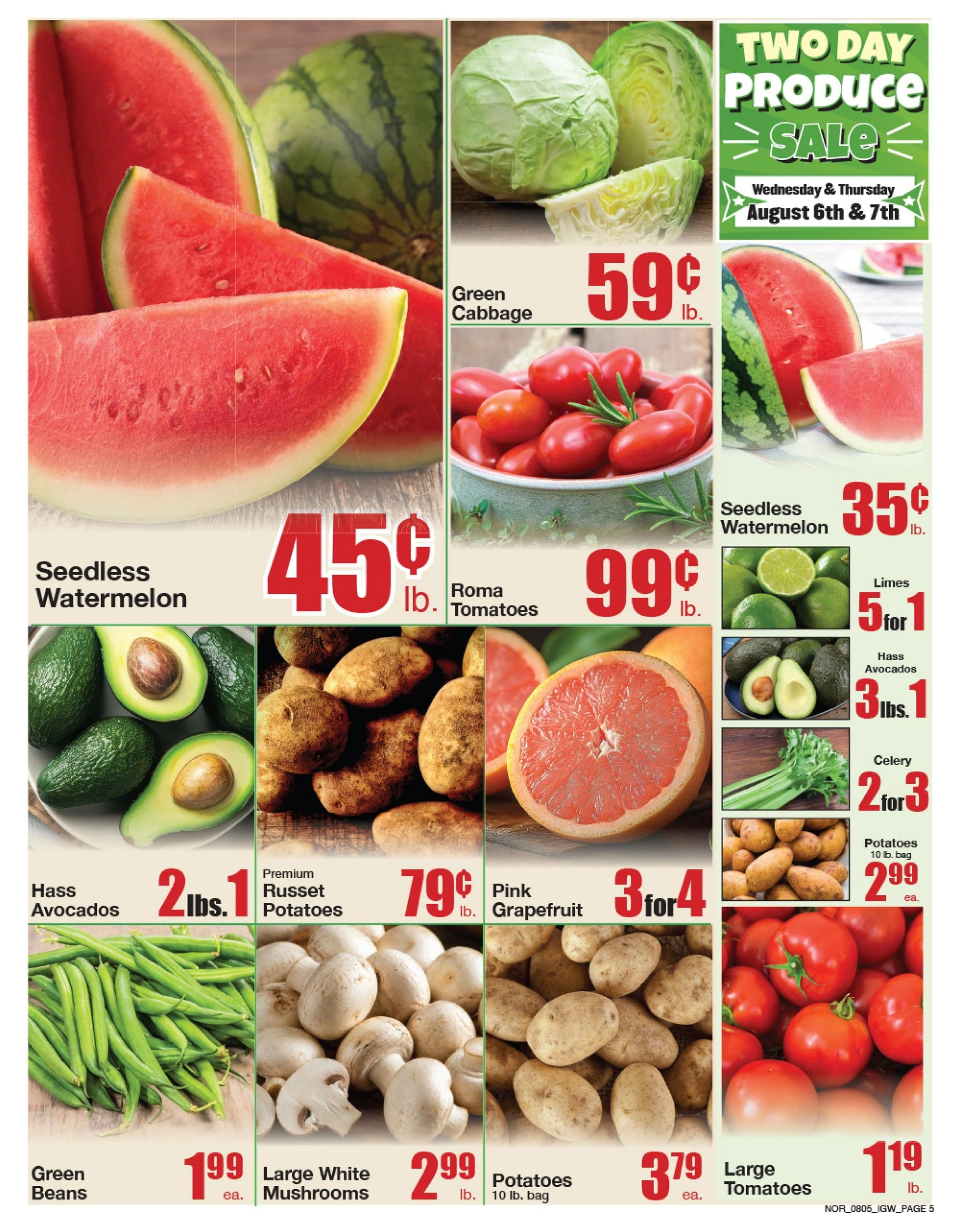 Norm's Hometown Grocery flyer page 6