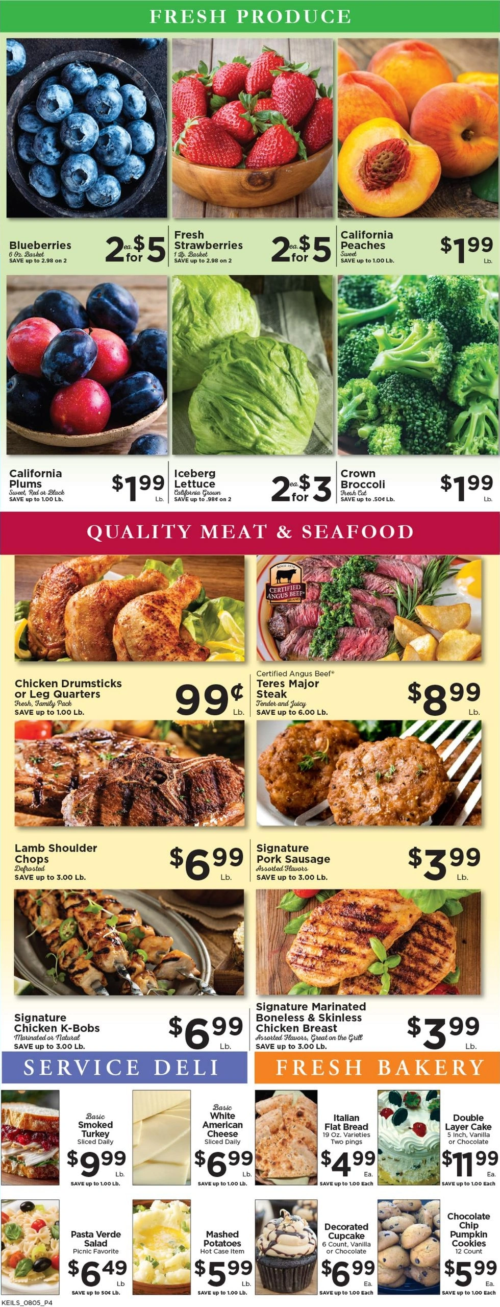 Keil's Fresh Food Stores flyer page 4