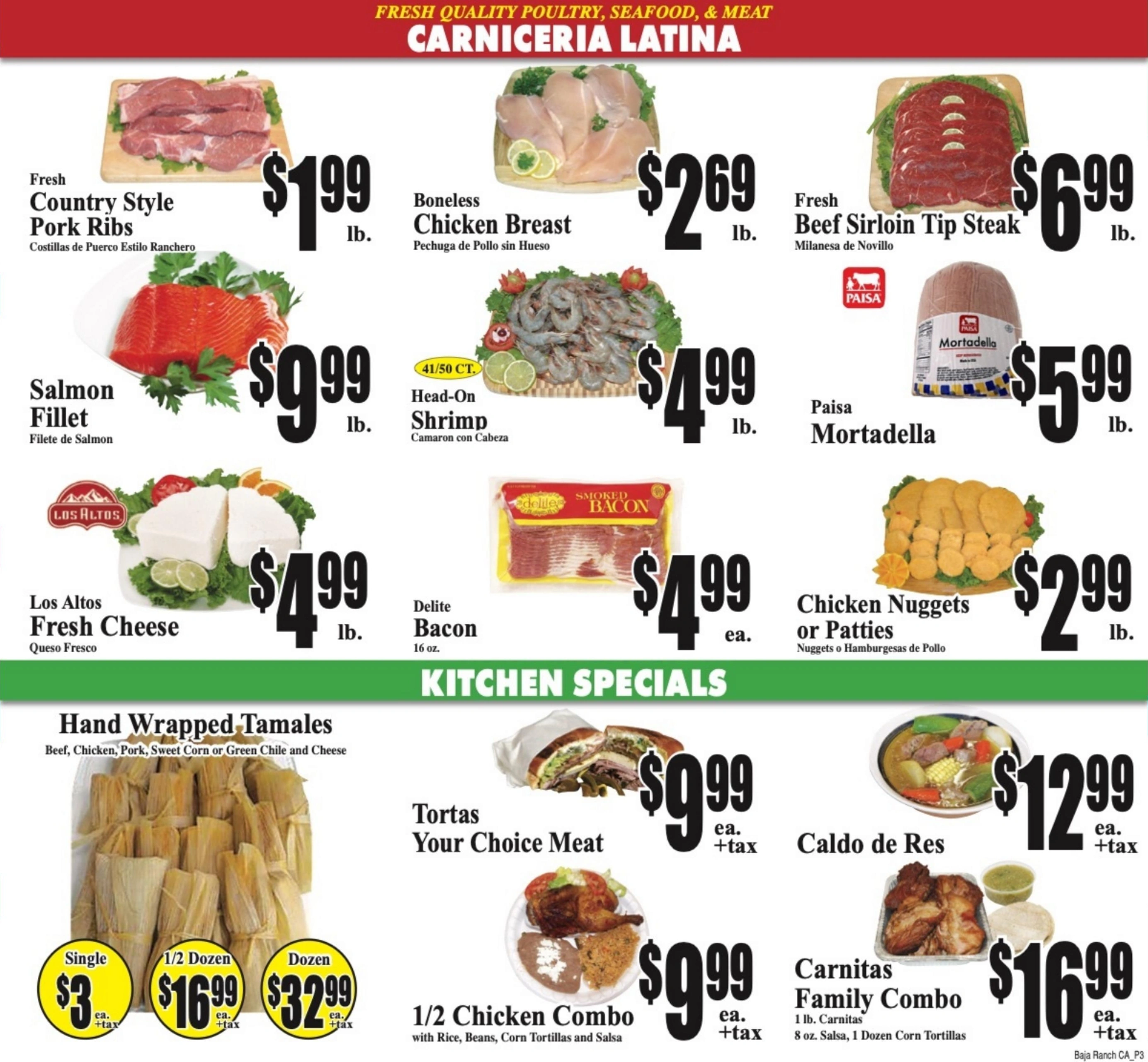 Baja Ranch Supermarket flyer page 3