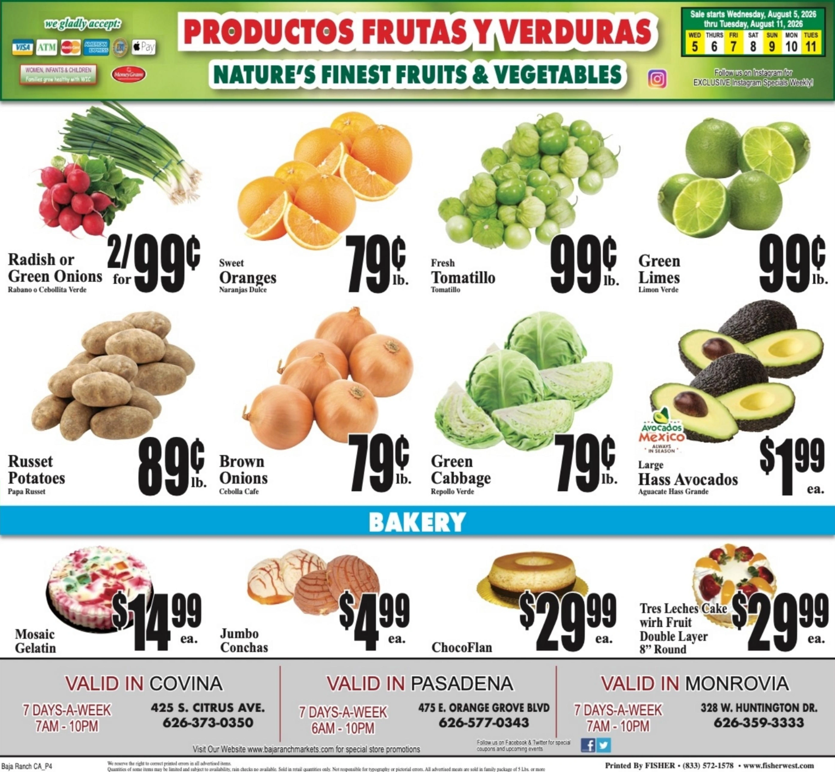 Baja Ranch Supermarket flyer page 4