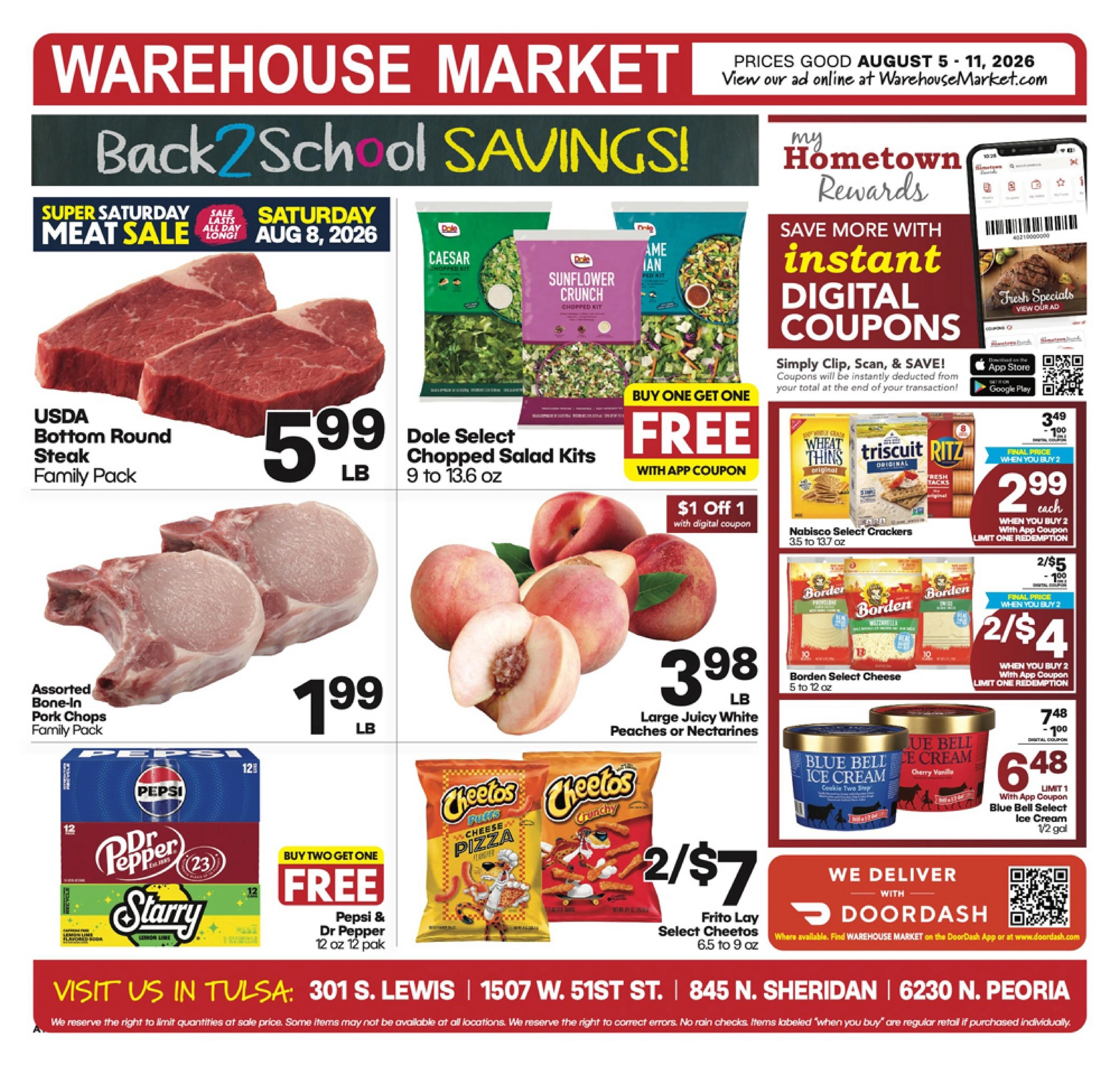 Warehouse Market flyer page 1