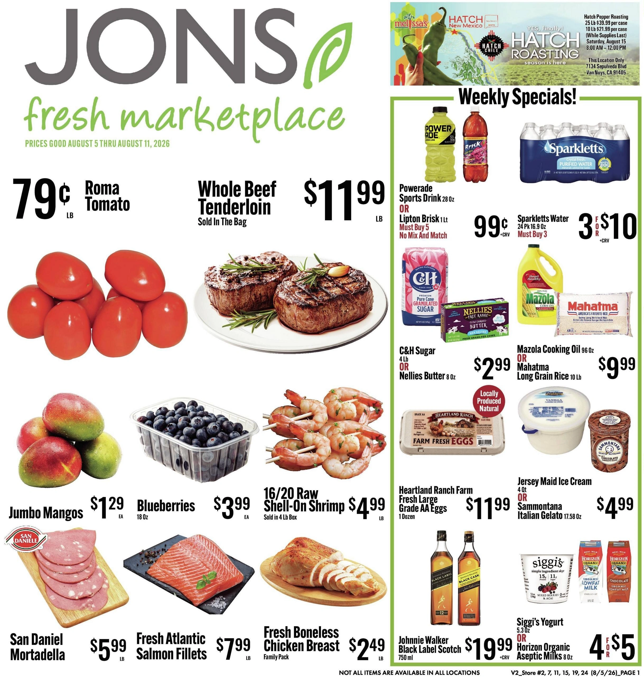 Jons International Marketplace flyer page 1