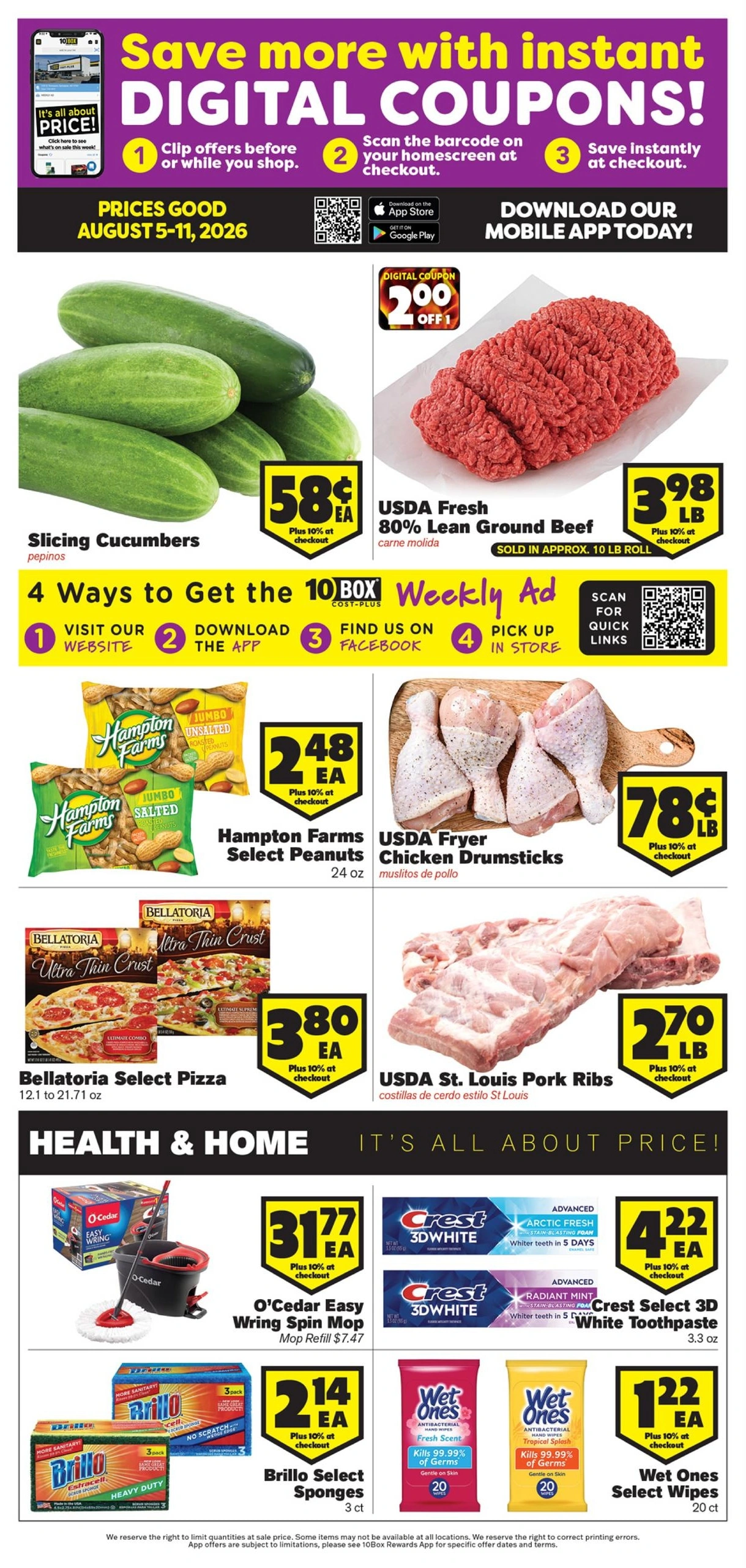 10Box Cost Plus flyer page 2
