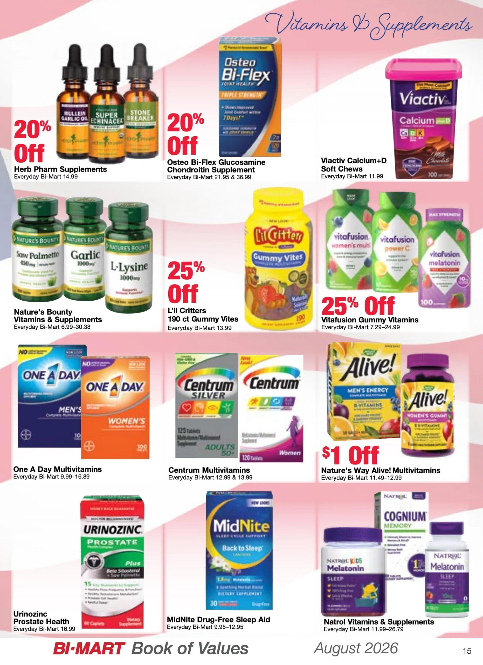 Bi-Mart flyer page 15
