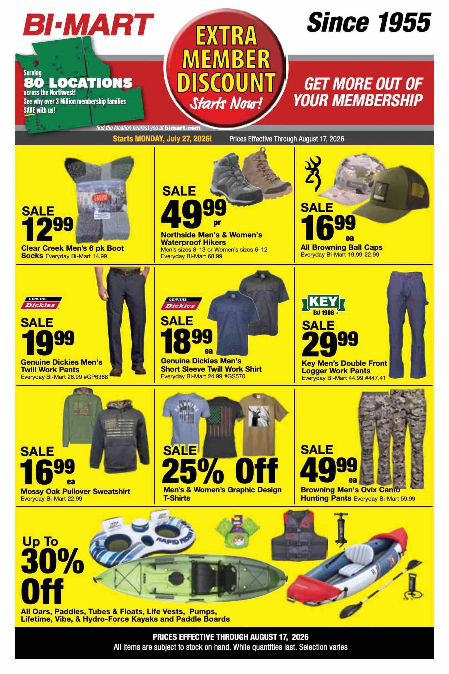 Bi-Mart flyer page 42