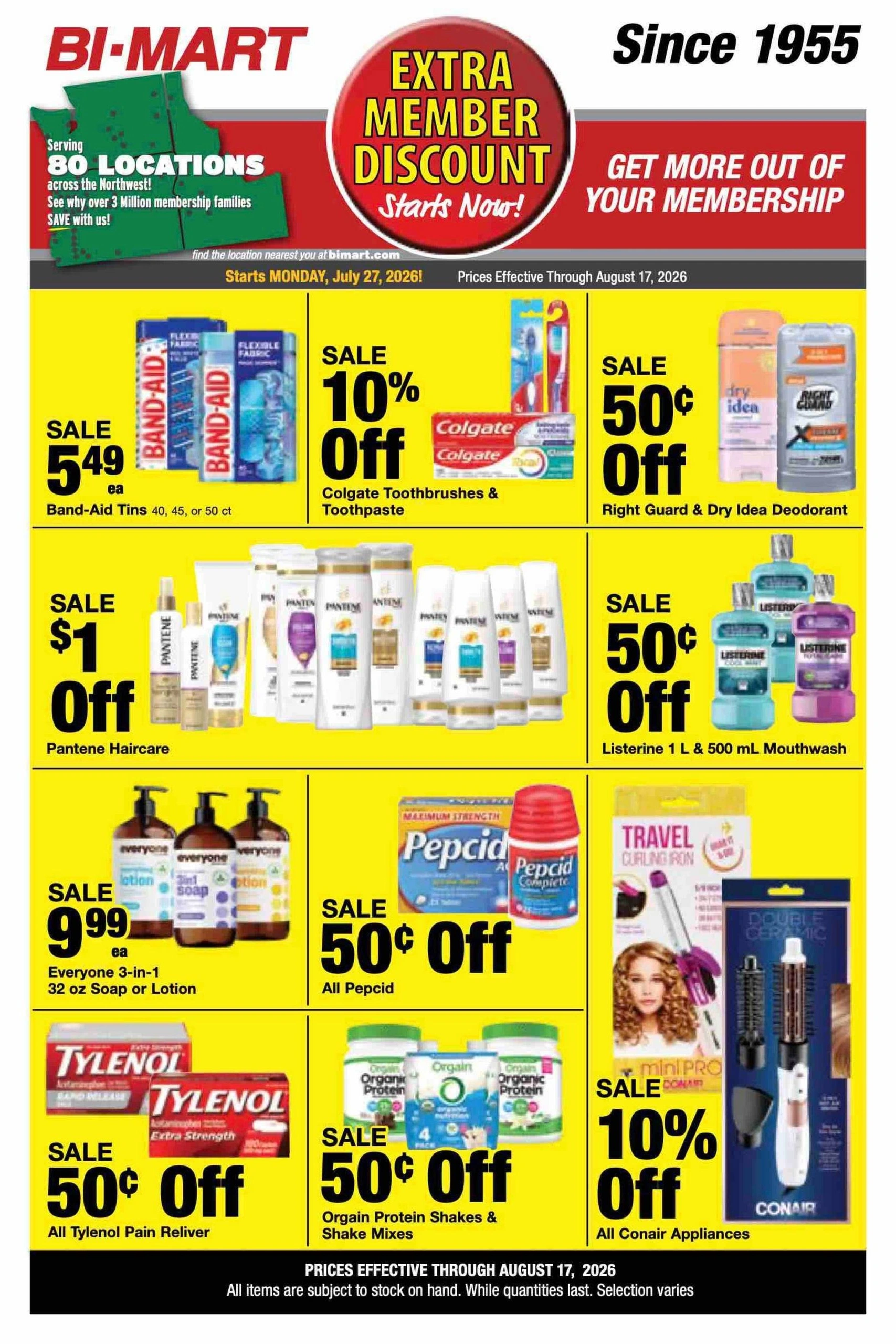 Bi-Mart flyer page 50