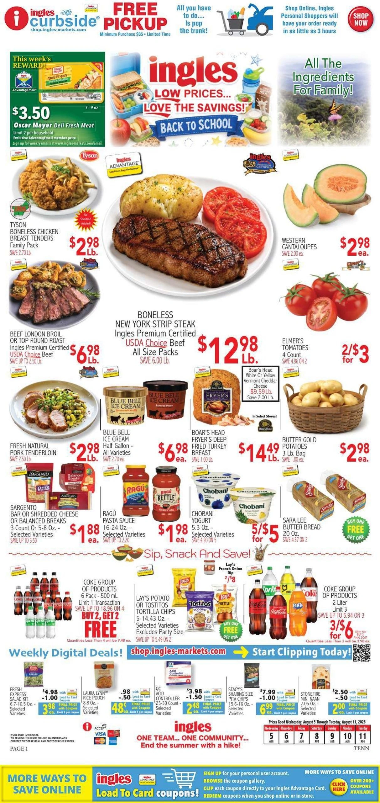 Ingles Markets flyer page 1