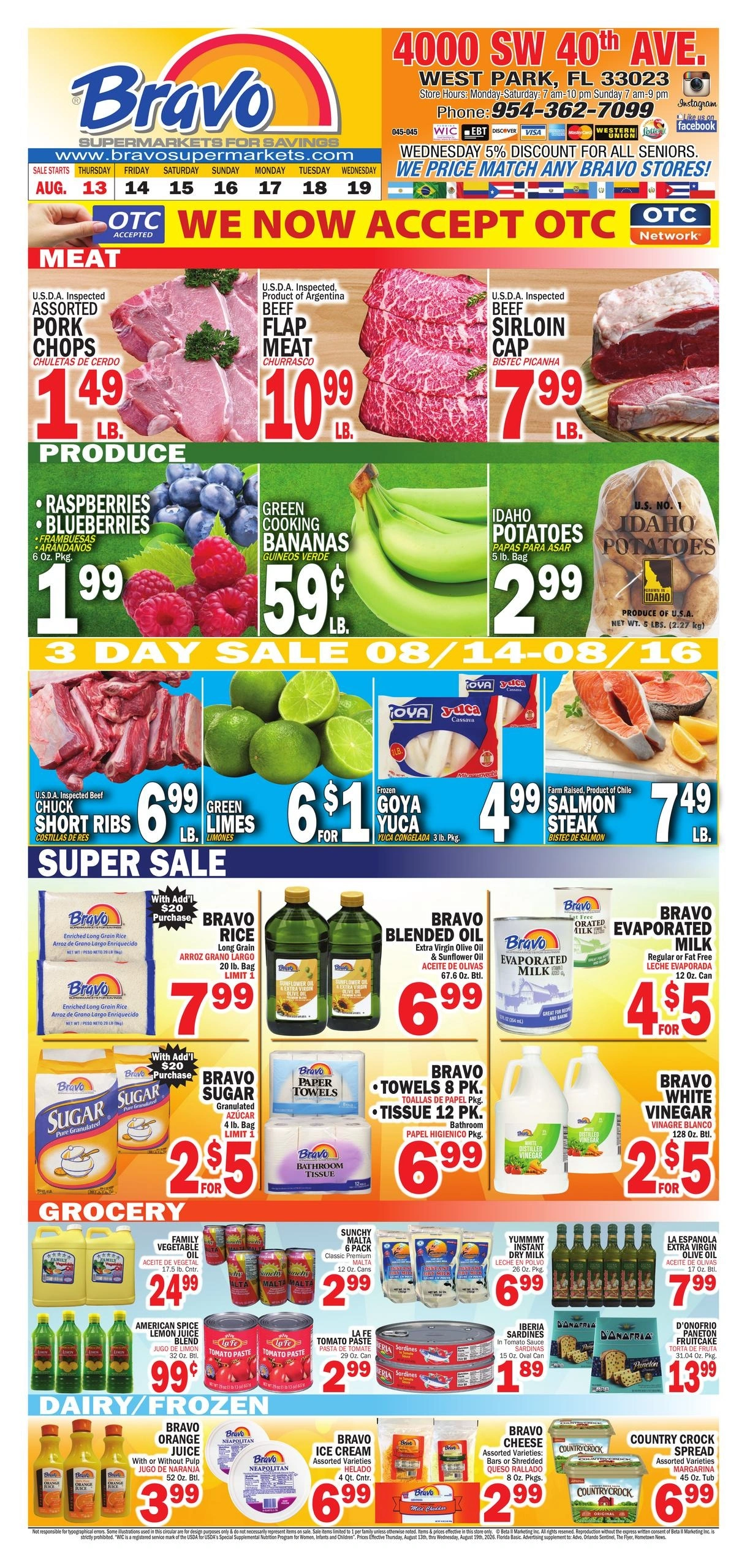 Bravo Supermarket flyer page 1