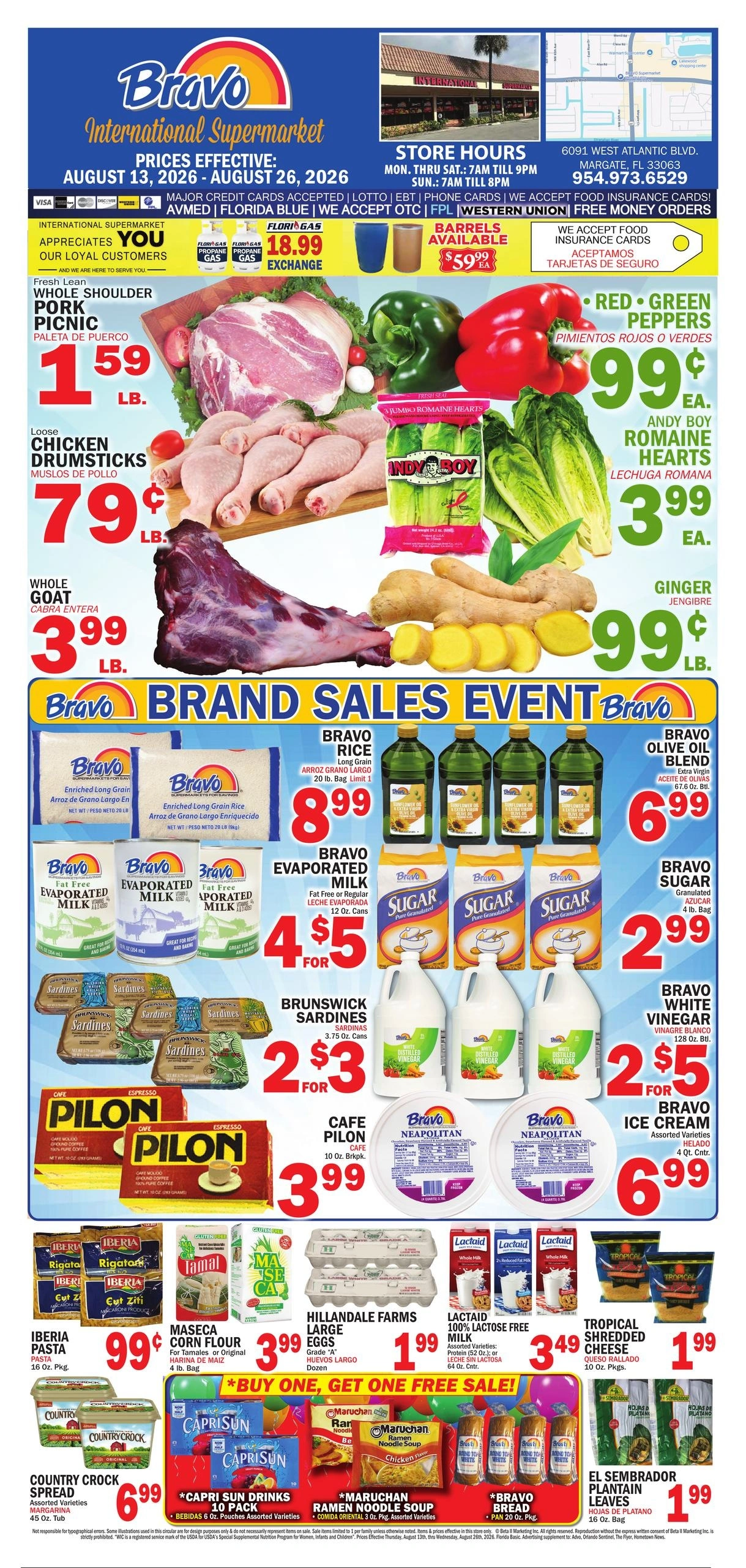Bravo Supermarket flyer page 1