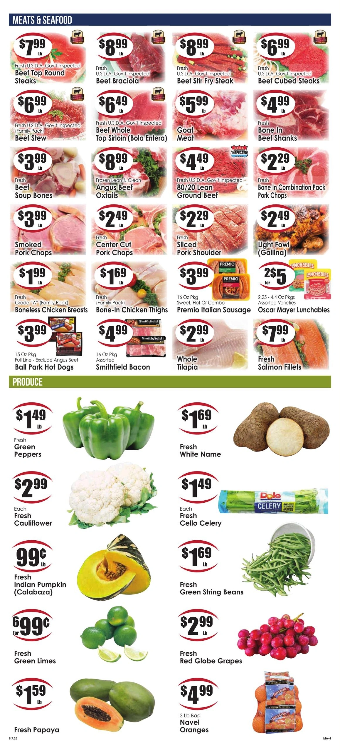 Gala Supermarkets flyer page 4