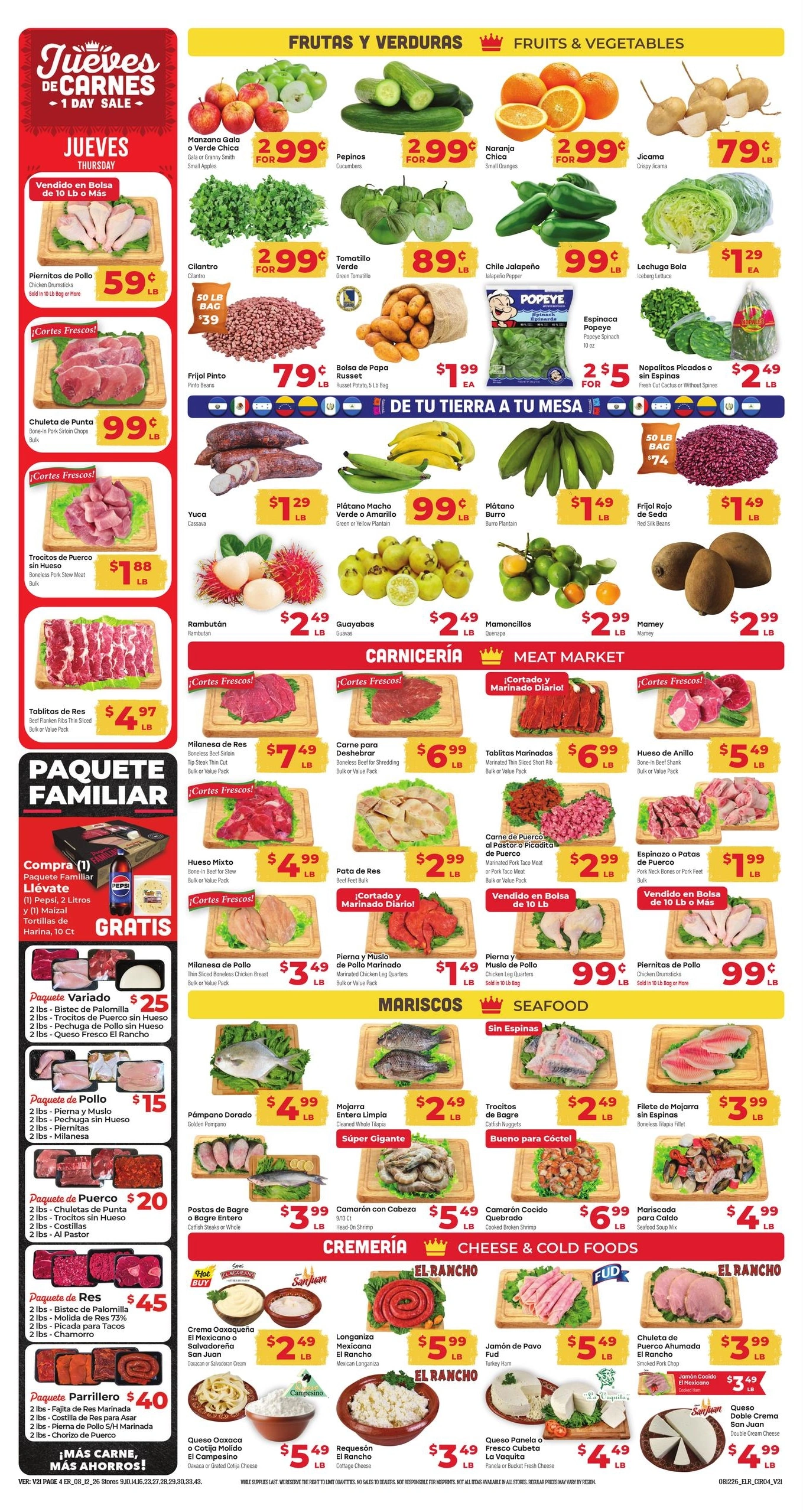 El Rancho Supermercado flyer page 4