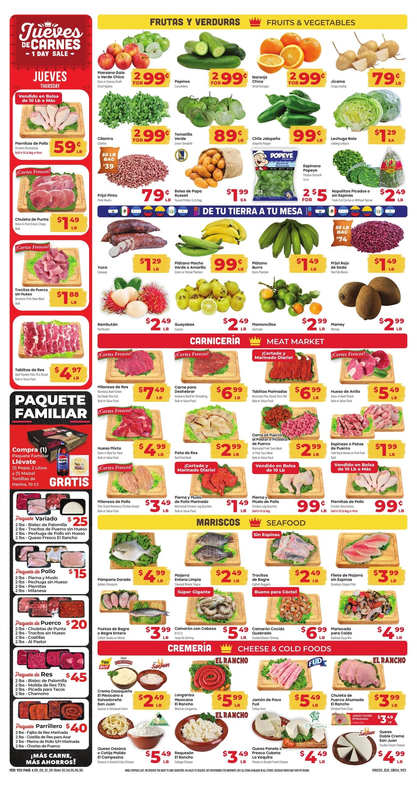 El Rancho Supermercado flyer page 4