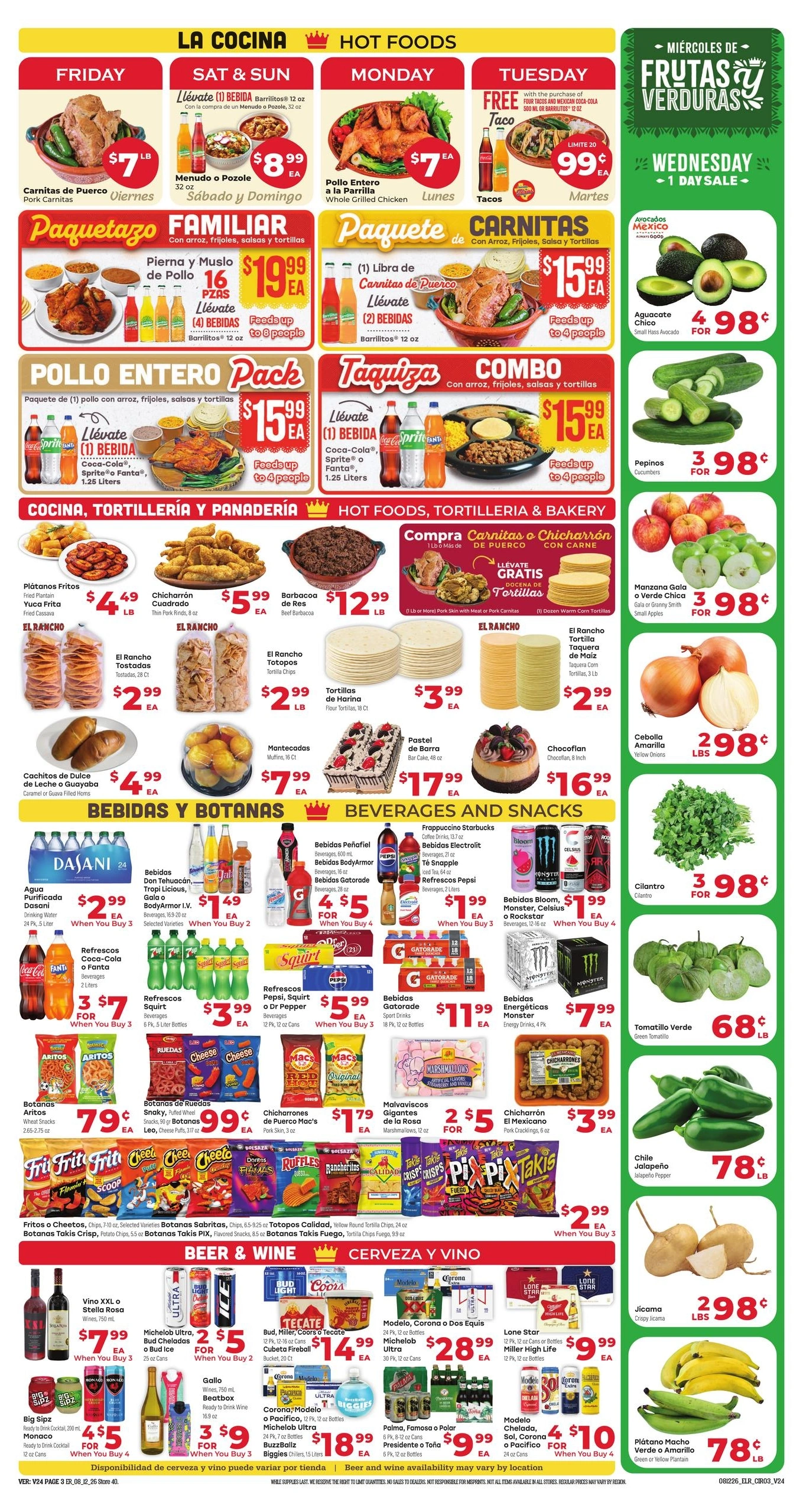 El Rancho Supermercado flyer page 3