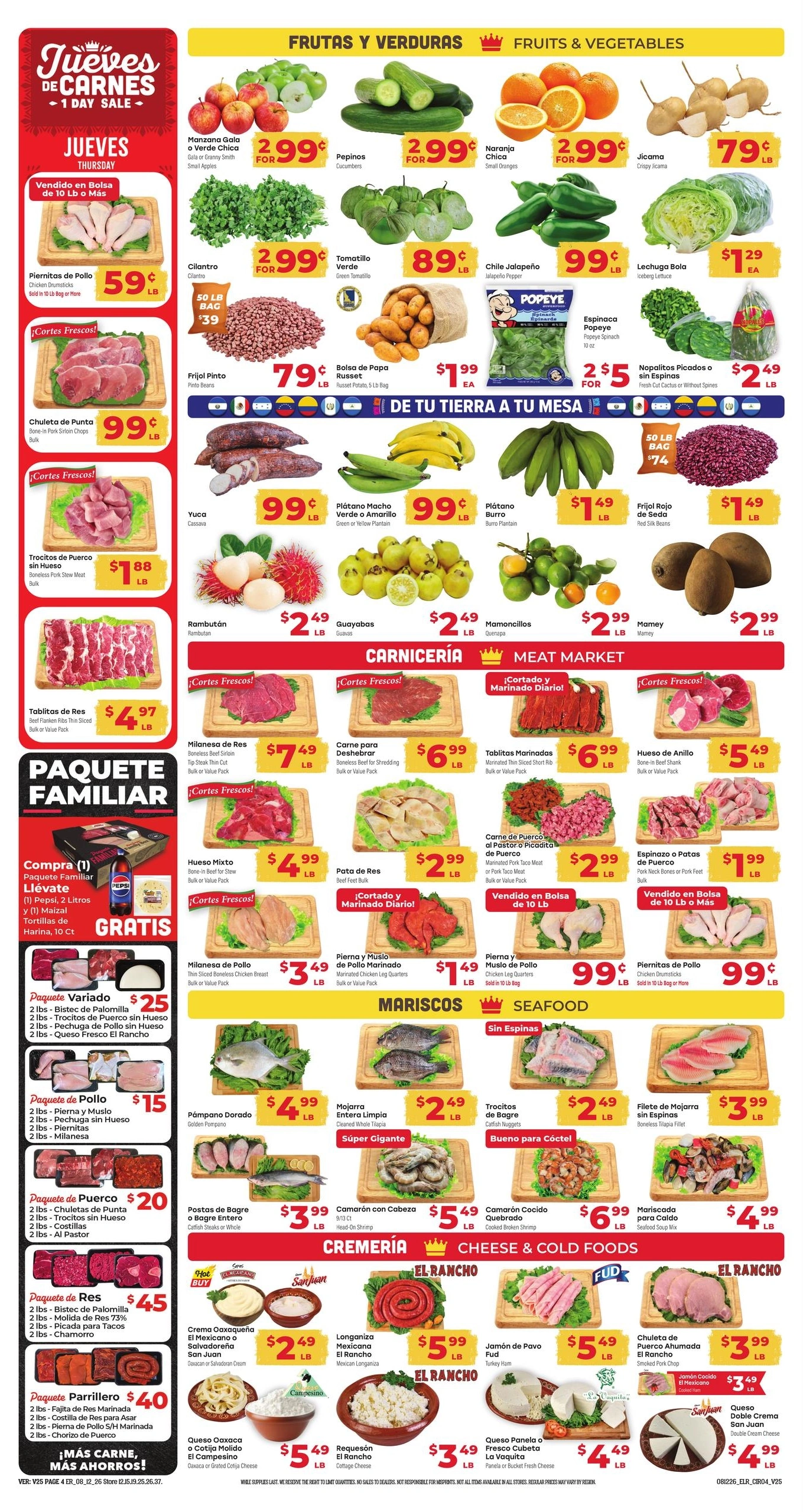 El Rancho Supermercado flyer page 4