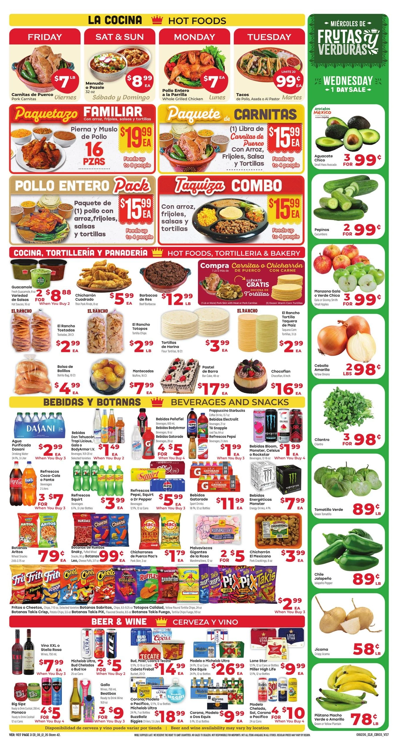 El Rancho Supermercado flyer page 3