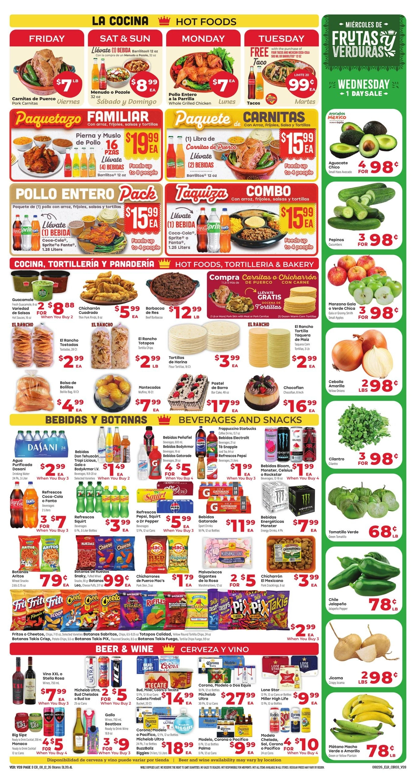 El Rancho Supermercado flyer page 3