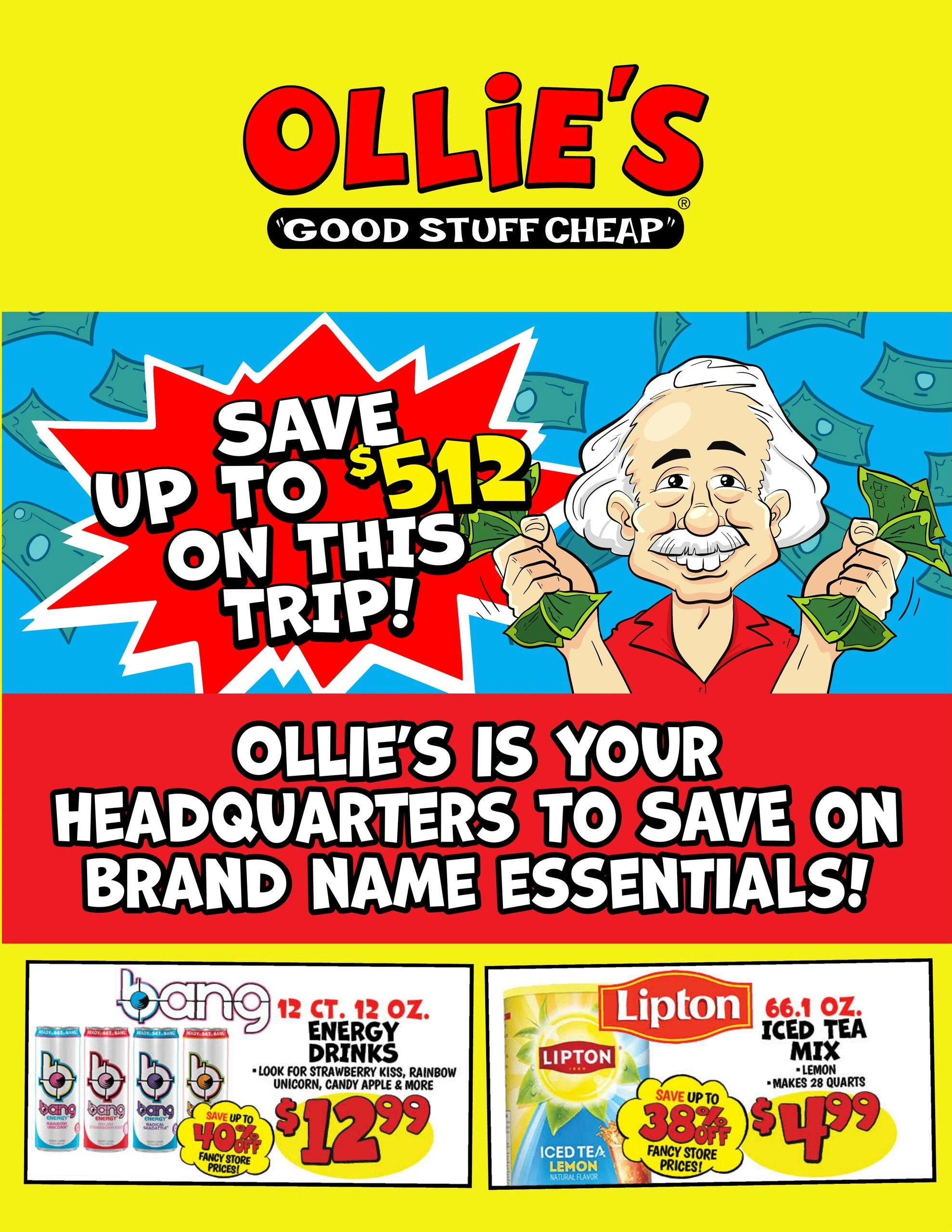 Ollie's Bargain Outlet flyer page 1