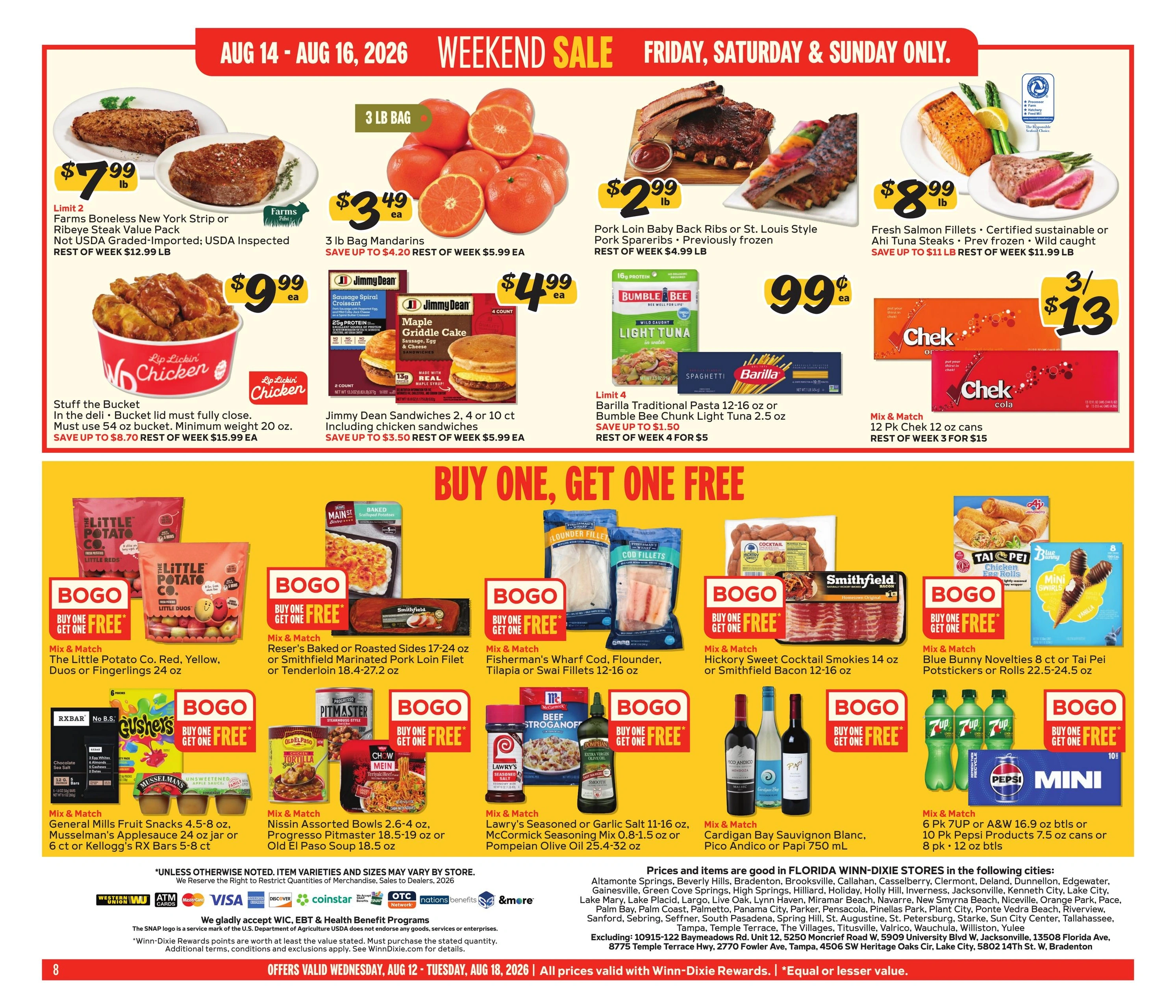 Winn-Dixie flyer page 8