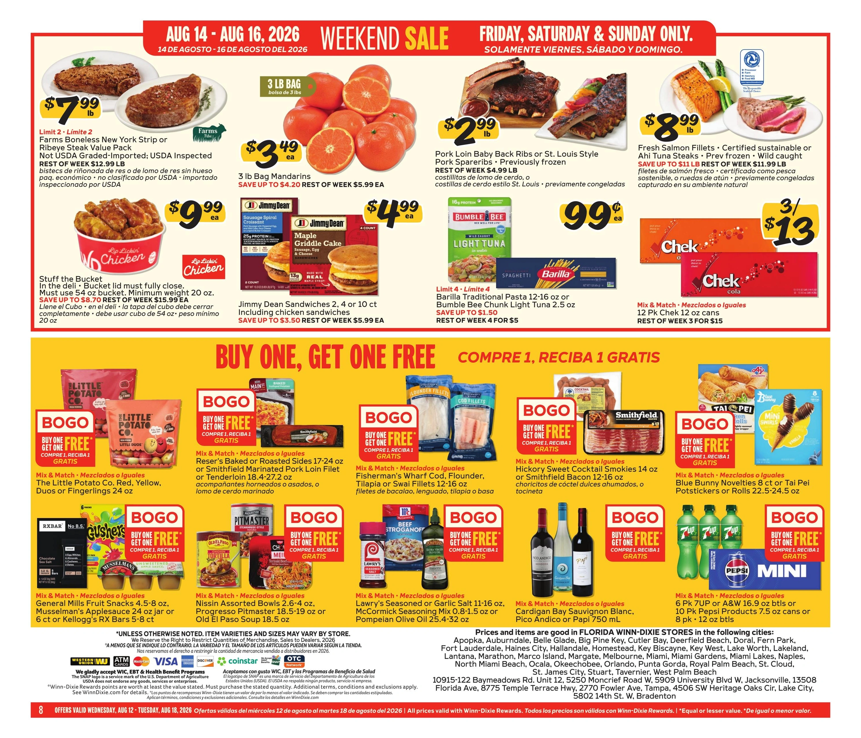 Winn-Dixie flyer page 8