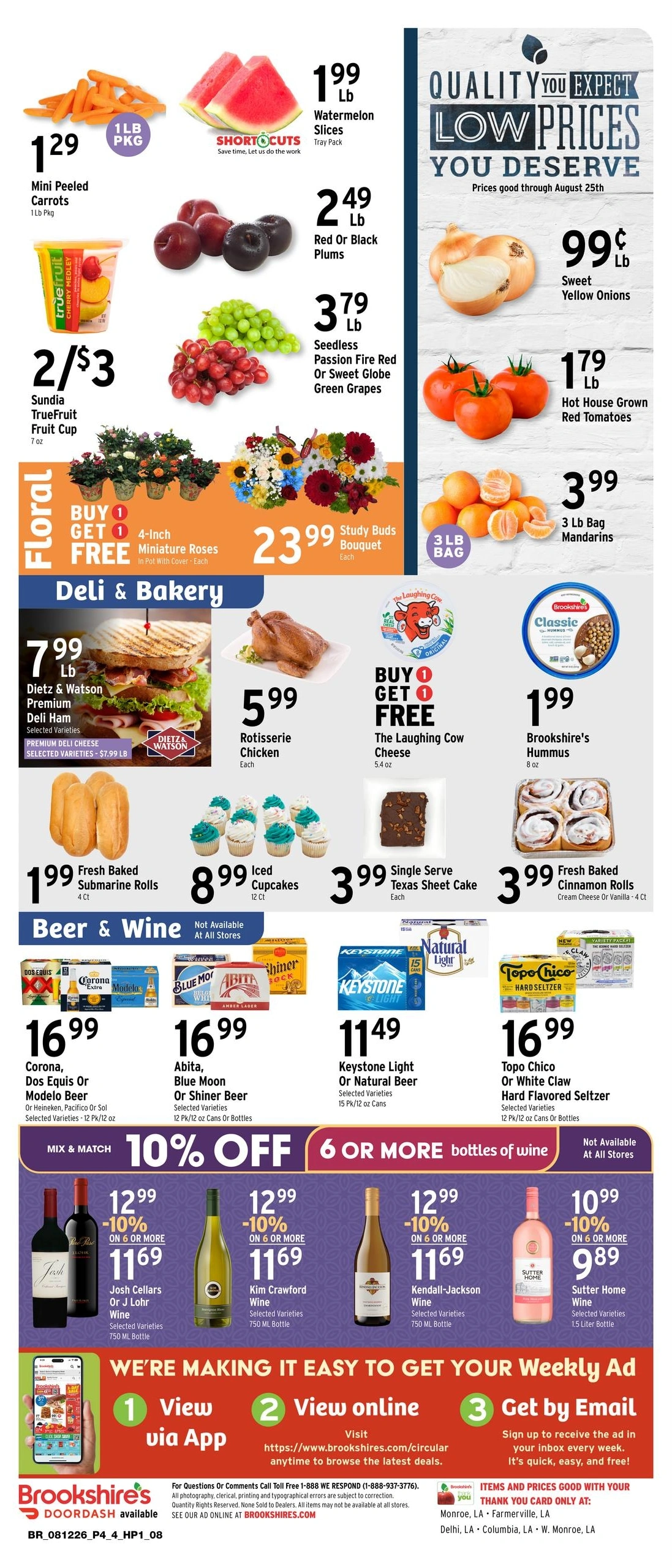 Brookshire's flyer page 4