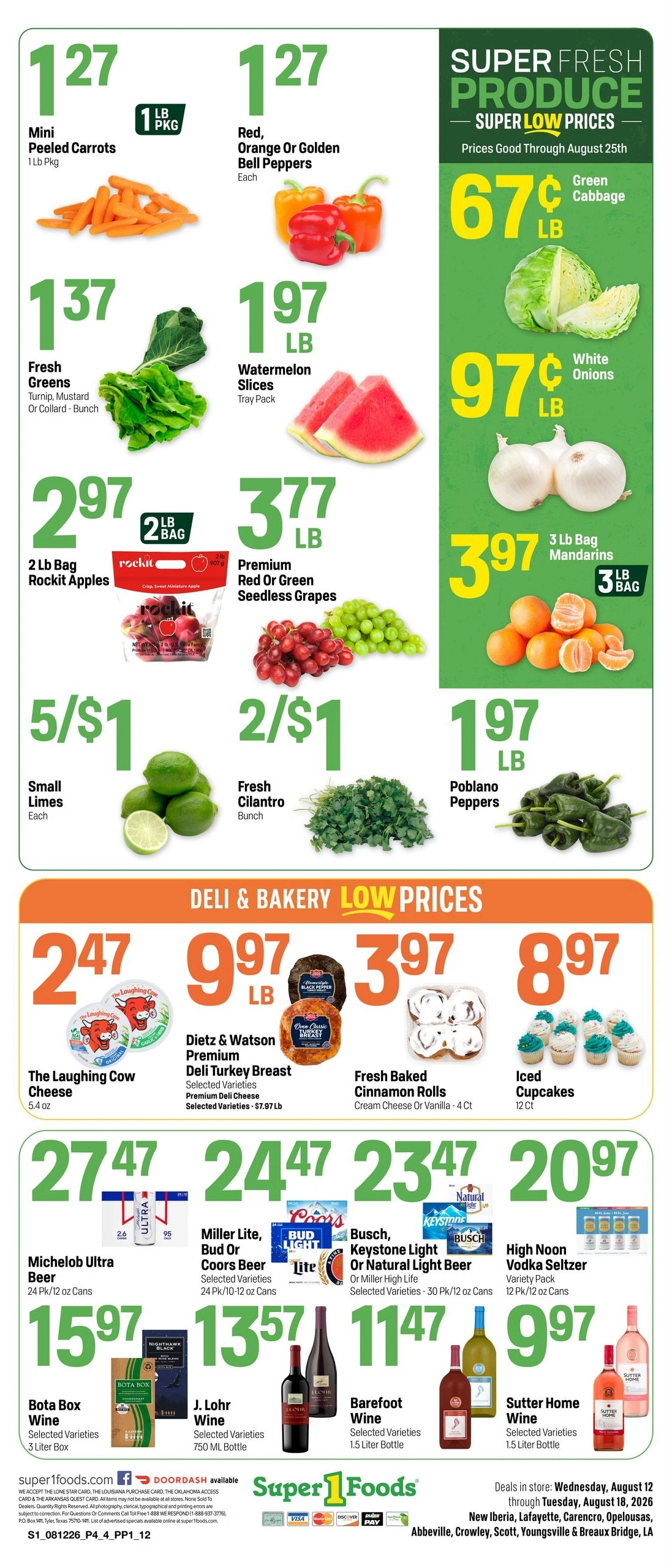 Super 1 Foods & Discount Pharmacy flyer page 4