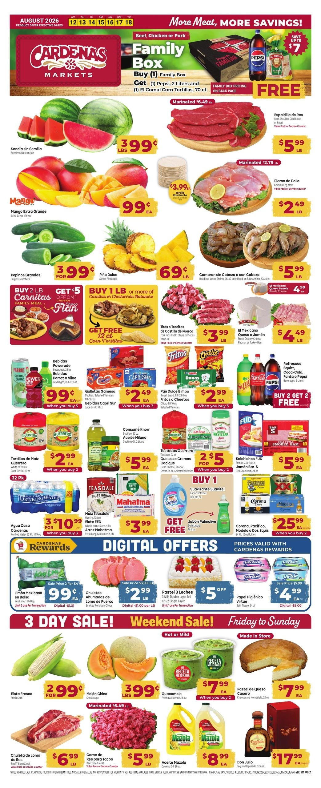 Cardenas Markets flyer page 1