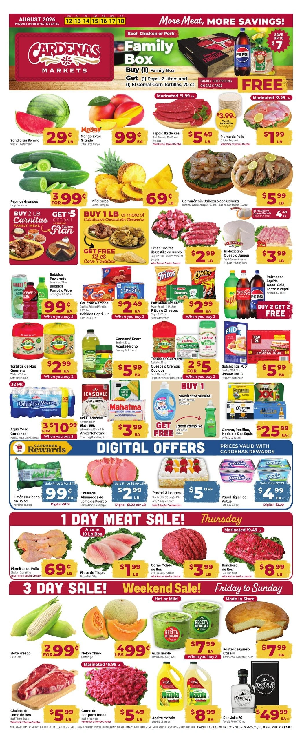 Cardenas Markets flyer page 1
