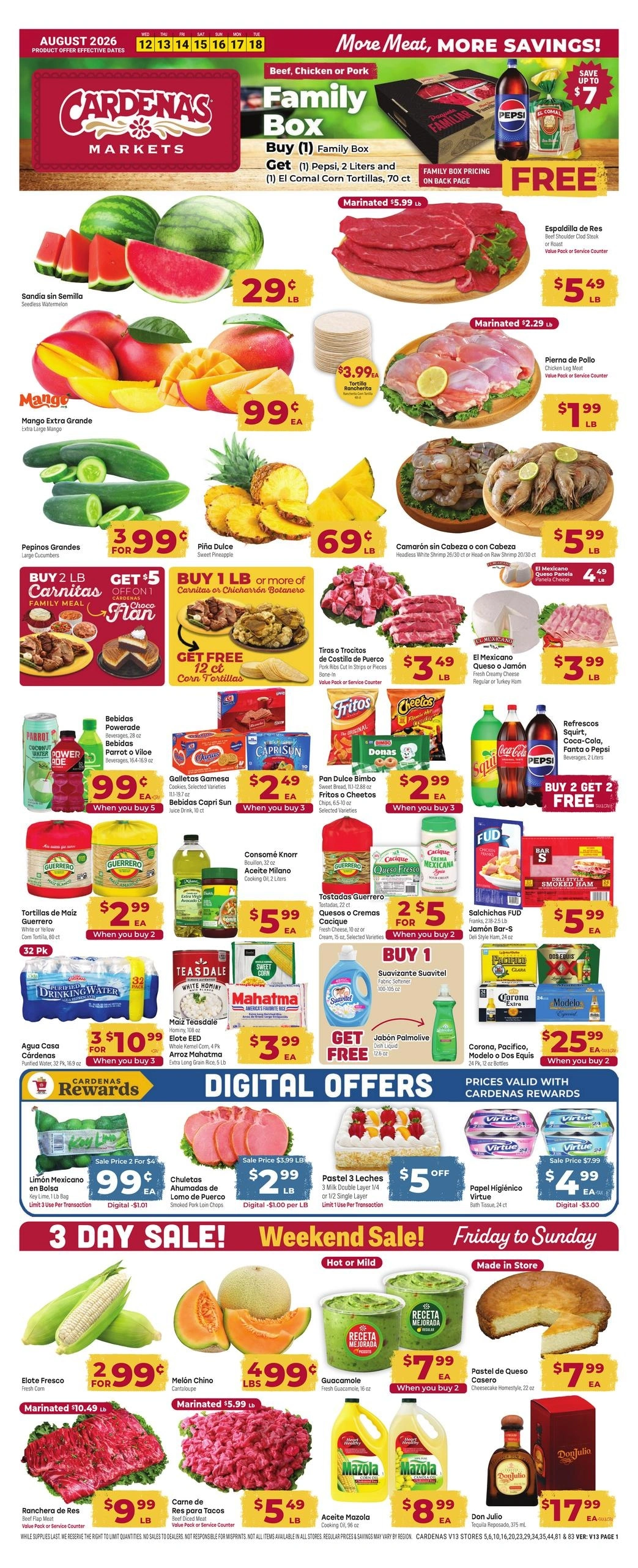 Cardenas Markets flyer page 1