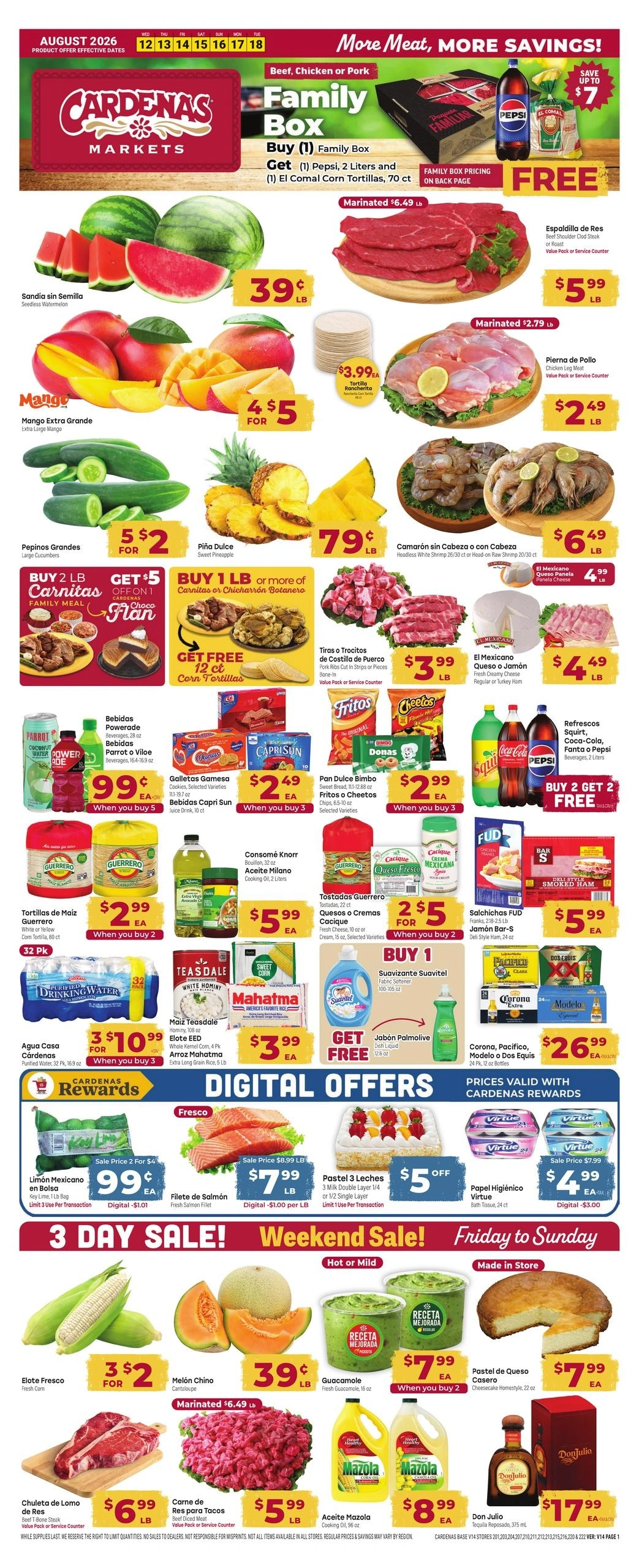 Cardenas Markets flyer page 1