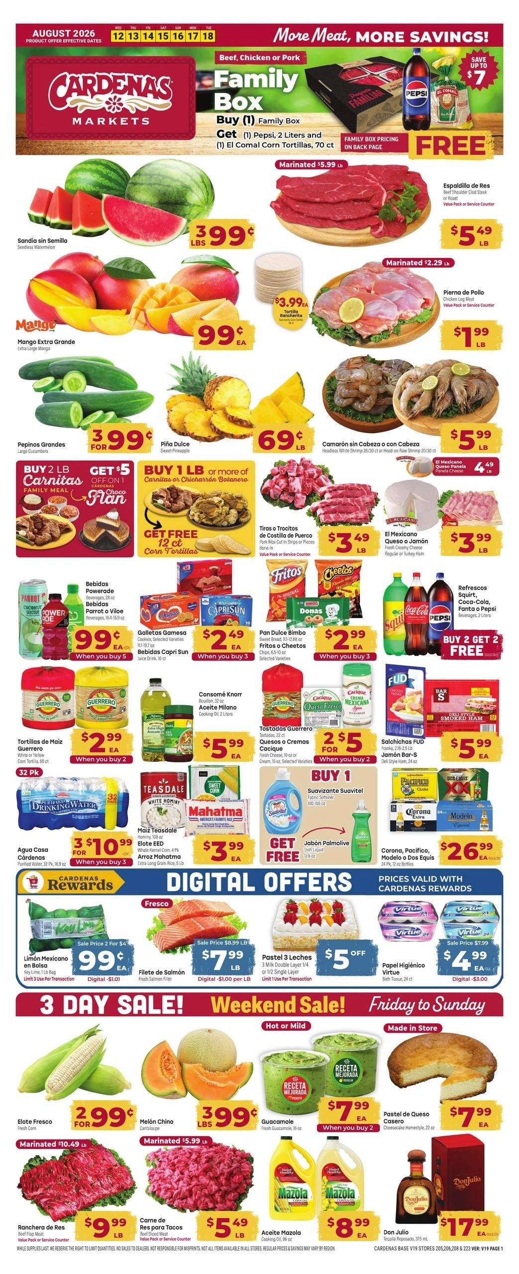 Cardenas Markets flyer page 1