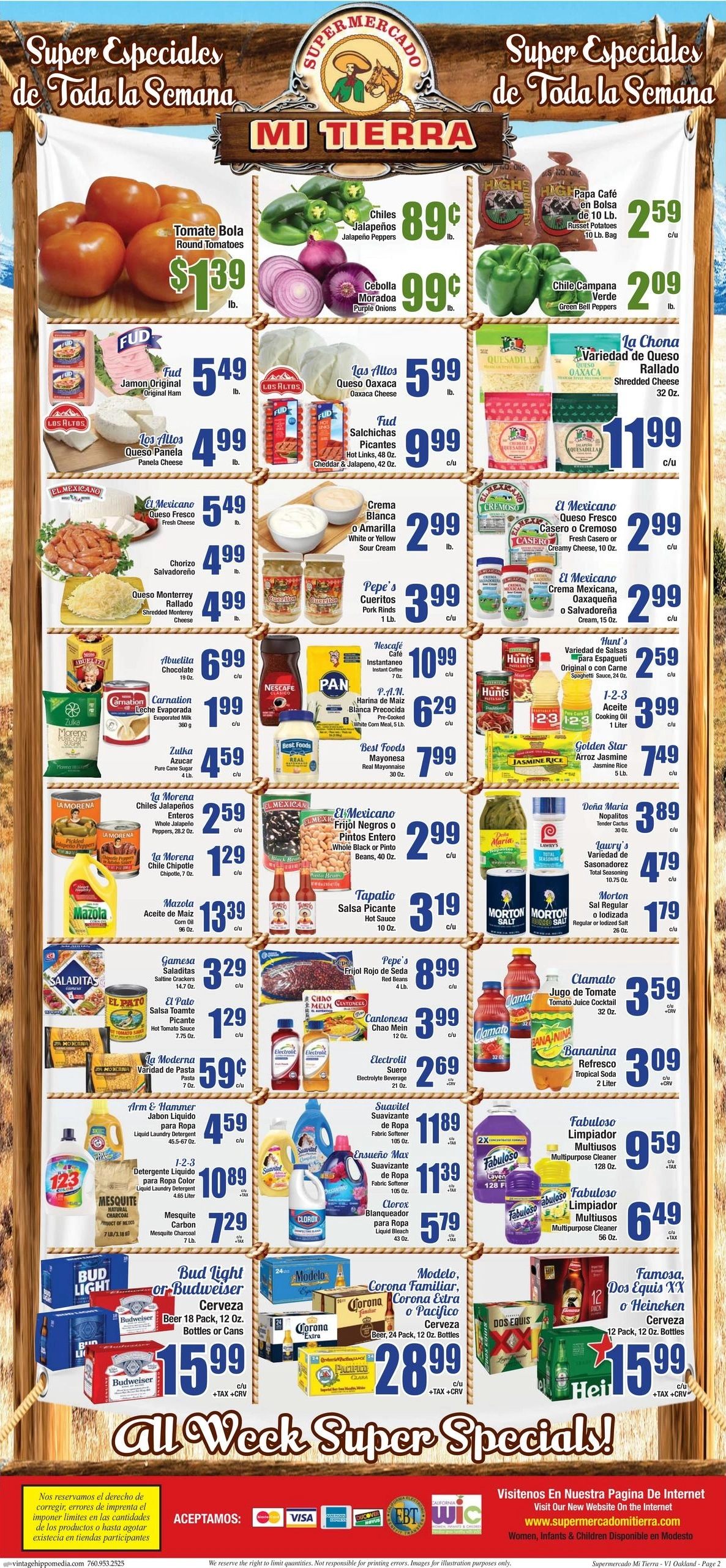 Supermercado Mi Tierra flyer page 2