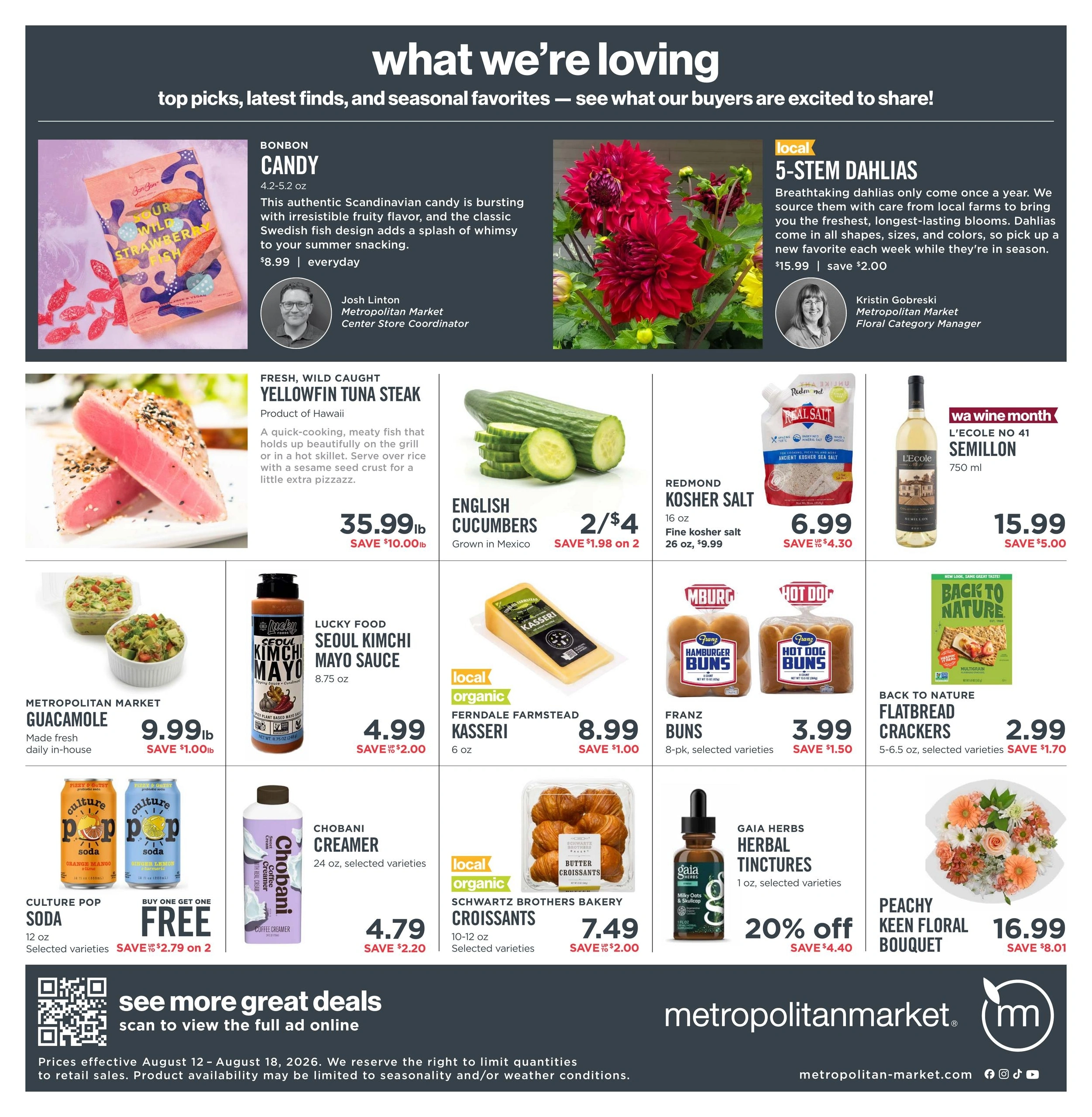 Metropolitan Market flyer page 2