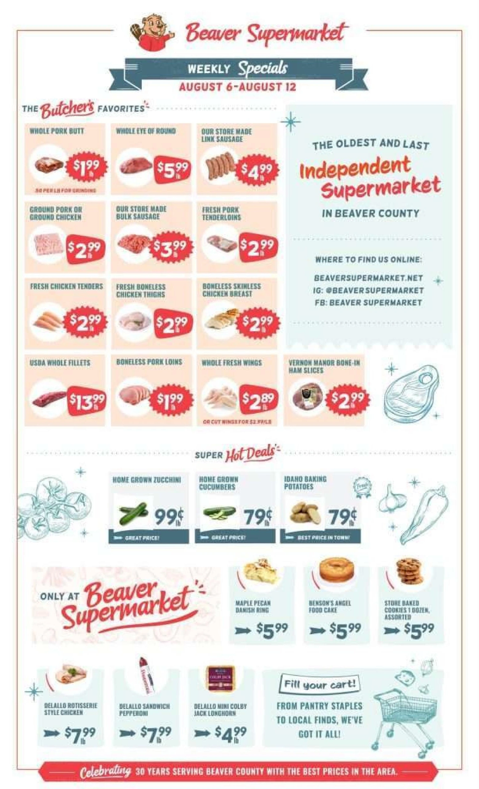 Beaver Supermarket flyer page 2