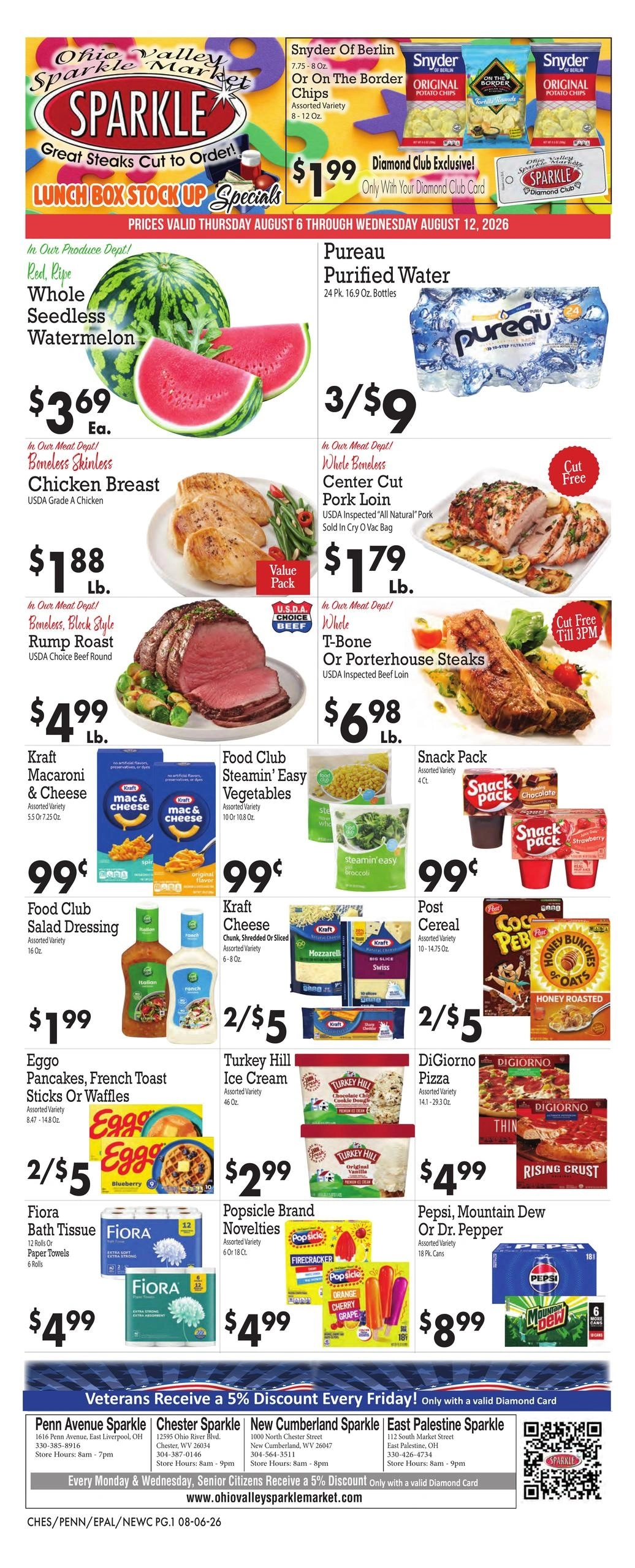Sparkle Market flyer page 1