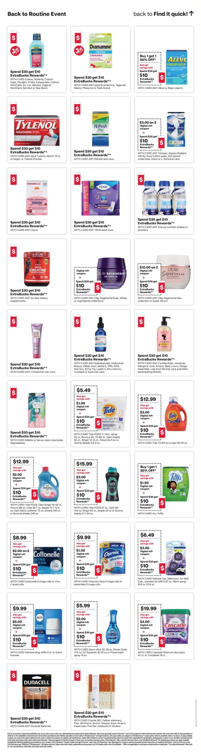 CVS Pharmacy flyer page 20