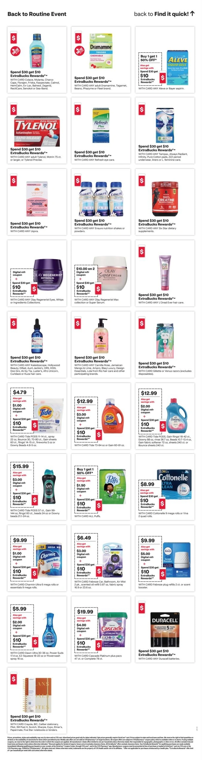 CVS Pharmacy flyer page 20